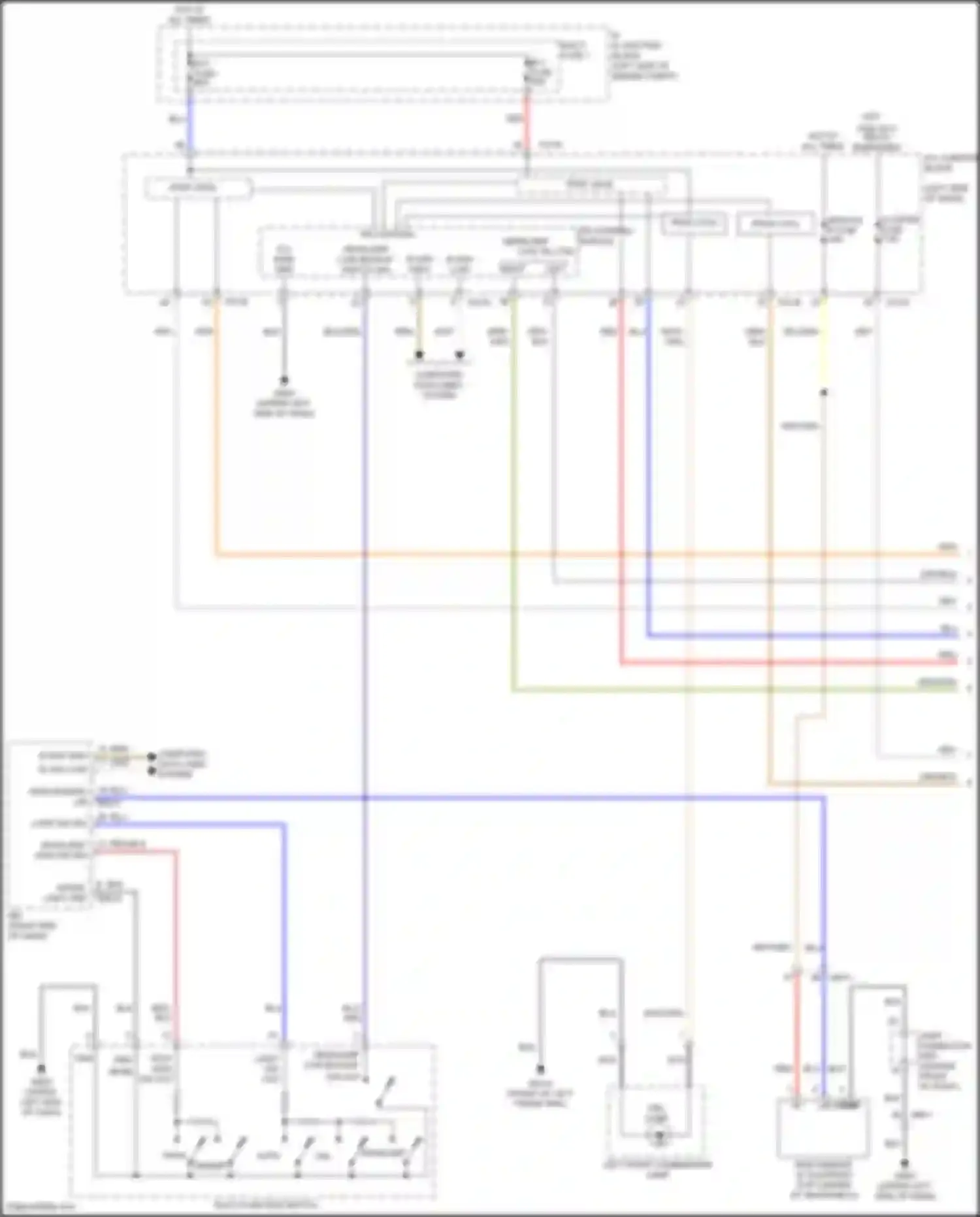 Tucson Hyundai IV (2020-2024): Autolamps circuit, nx4a (1 of 2)