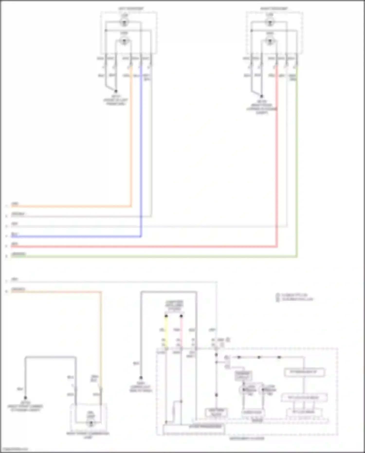 Tucson Hyundai IV (2020-2024): Headlamps circuit, nx4a (2 of 2)