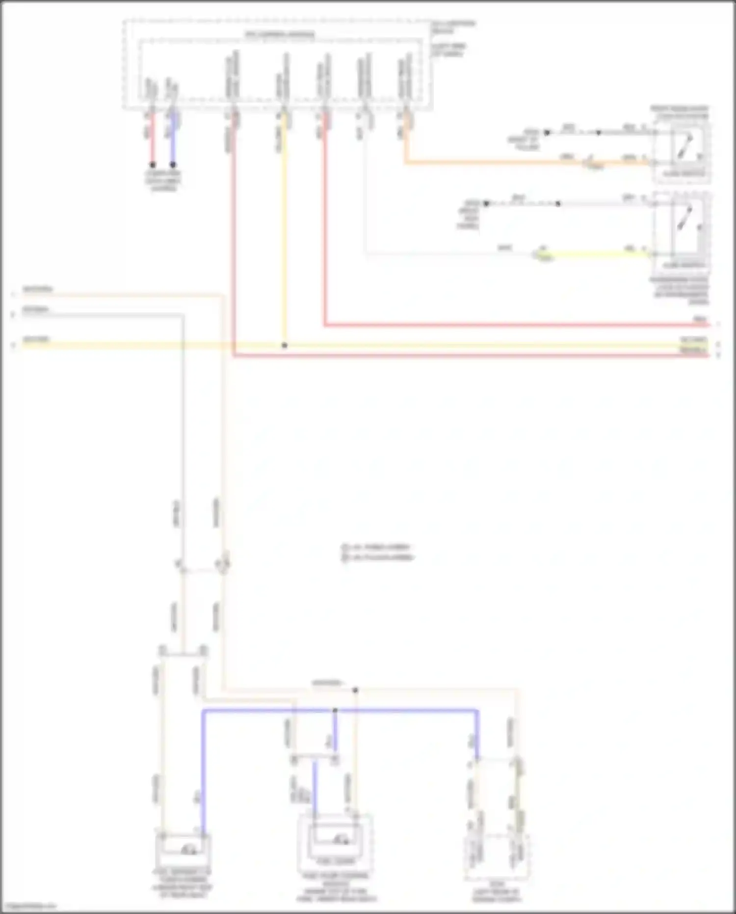 Tucson Hyundai IV (2020-2024): Instrument cluster circuit, hybrid w/ 4.2 inch tft lcd (3 of 4)