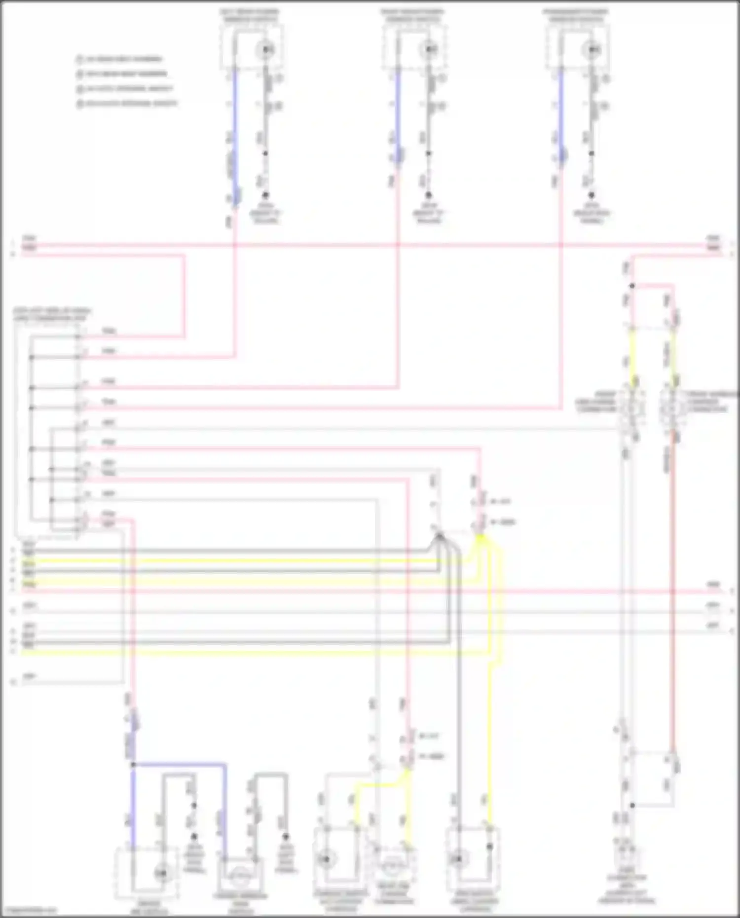 Tucson Hyundai IV (2020-2024): Instrument illumination circuit, except hybrid nx4 (2 of 3)