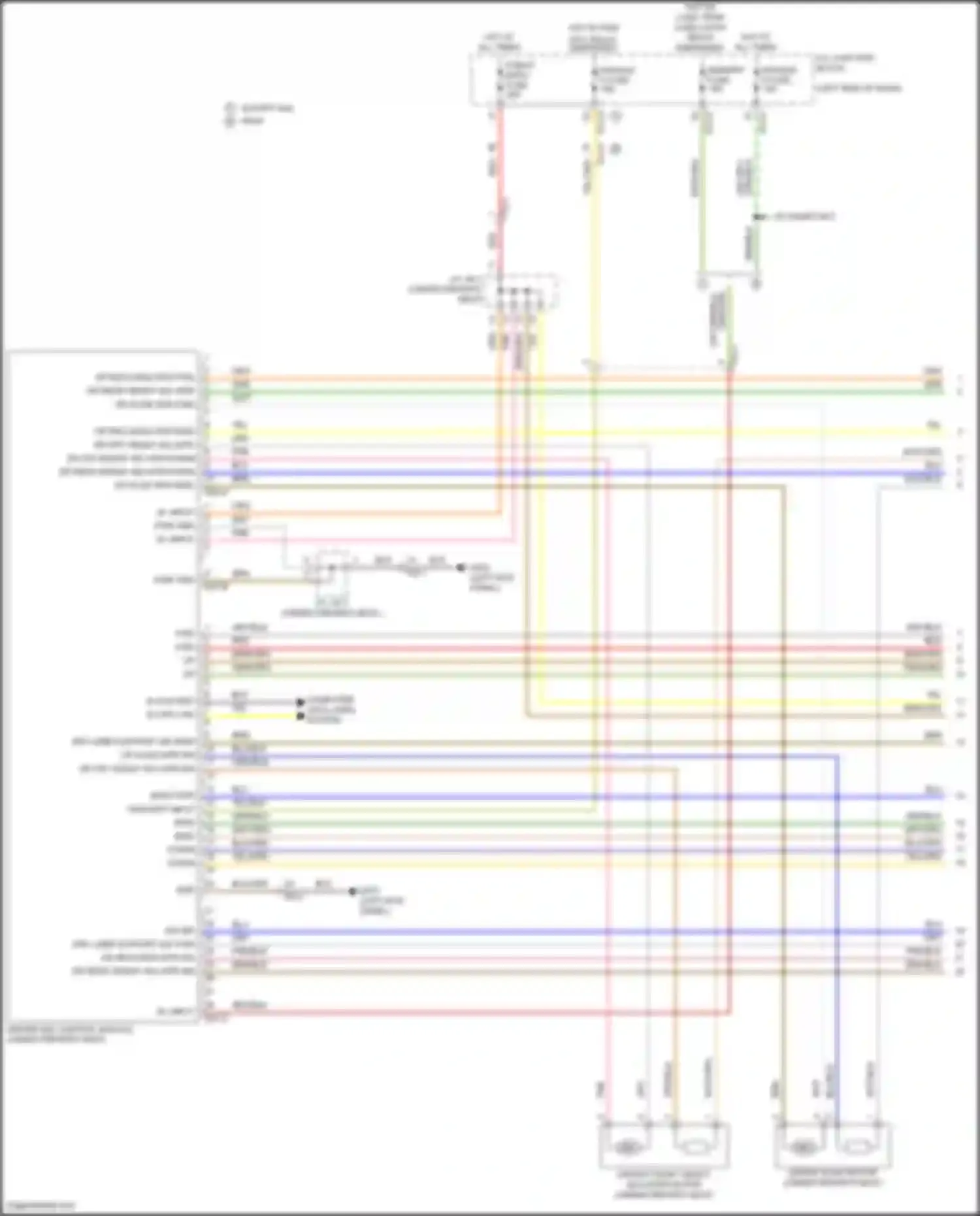 Tucson Hyundai IV (2020-2024): Memory systems circuit (1 of 2)