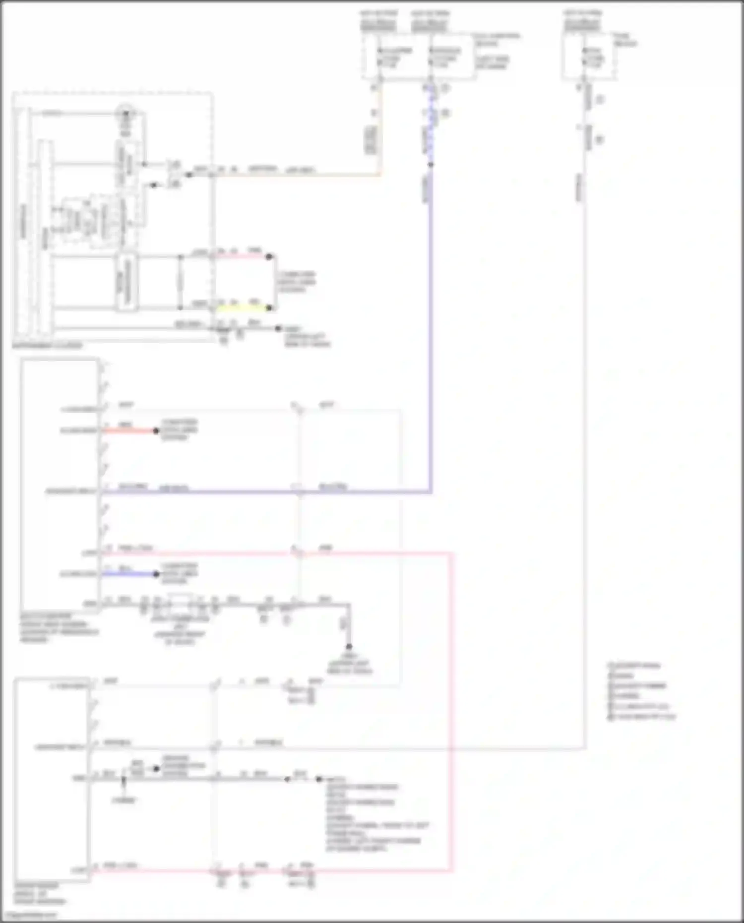 Tucson Hyundai IV (2020-2024): Lane keeping assist circuit