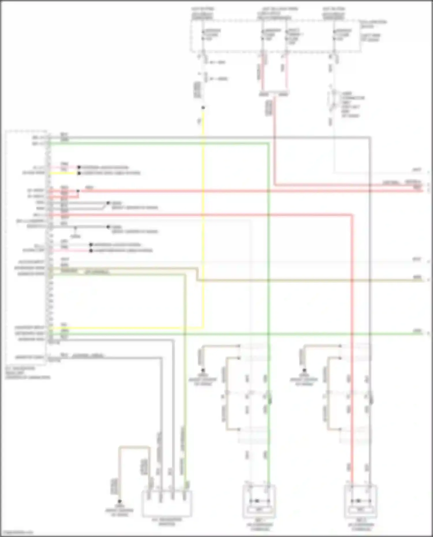 Tucson Hyundai IV (2020-2024): Navigation circuit, except hybrid w/ amplifier (1 of 5)