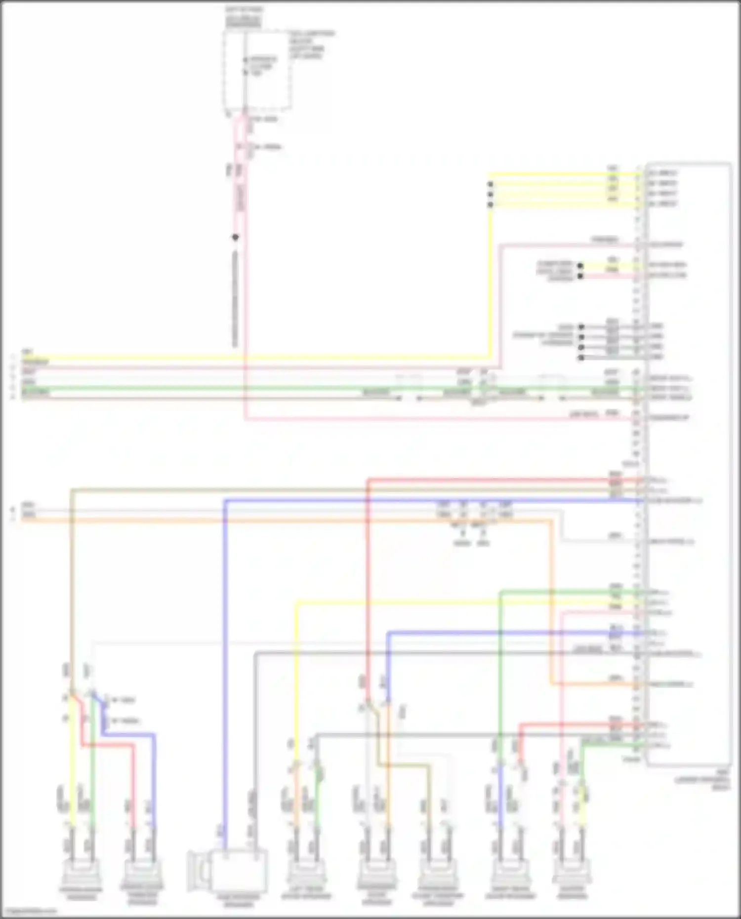 Tucson Hyundai IV (2020-2024): Navigation circuit, except hybrid w/ amplifier (5 of 5)