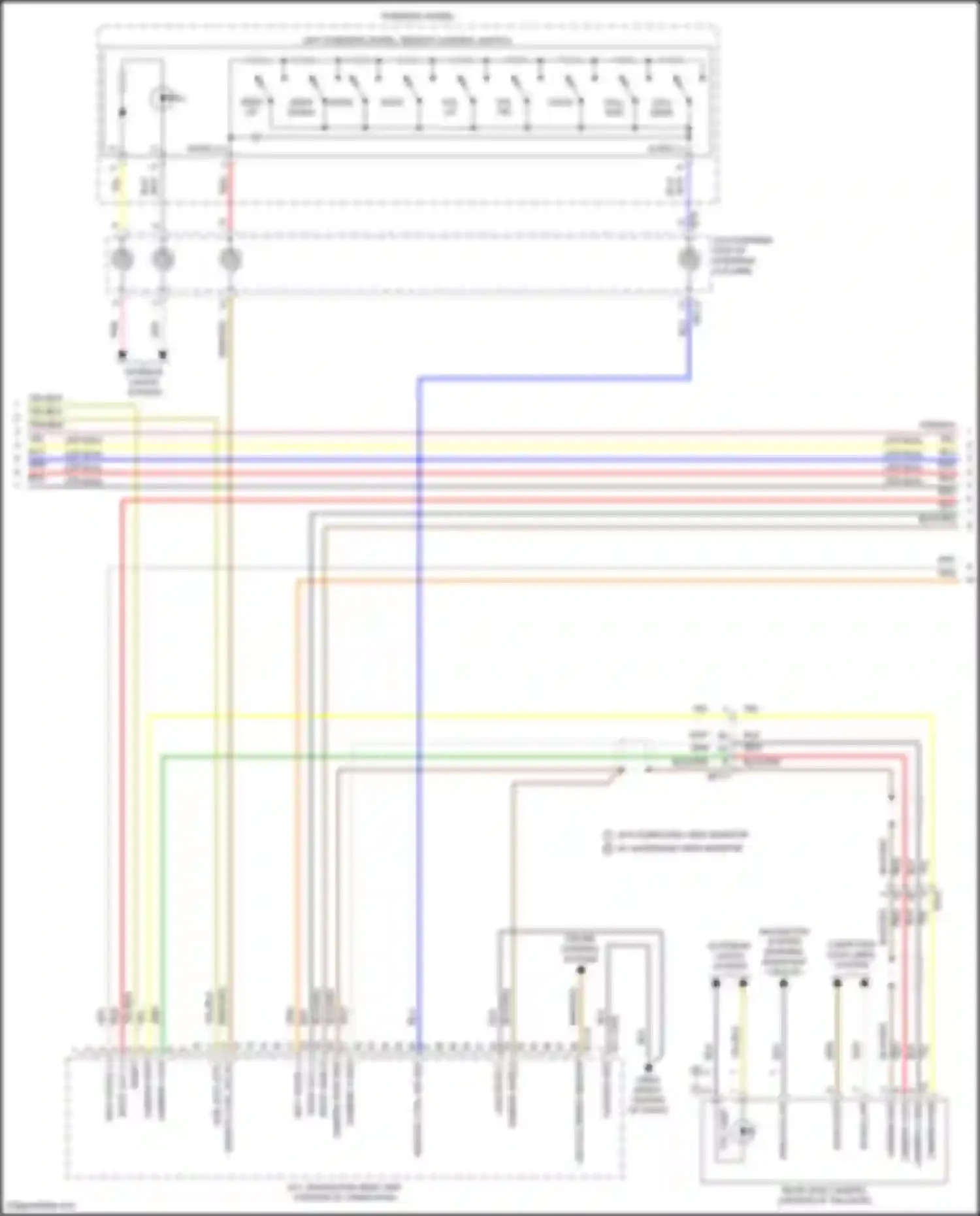 Tucson Hyundai IV (2020-2024): Navigation circuit, hybrid w/ amplifier (3 of 5)