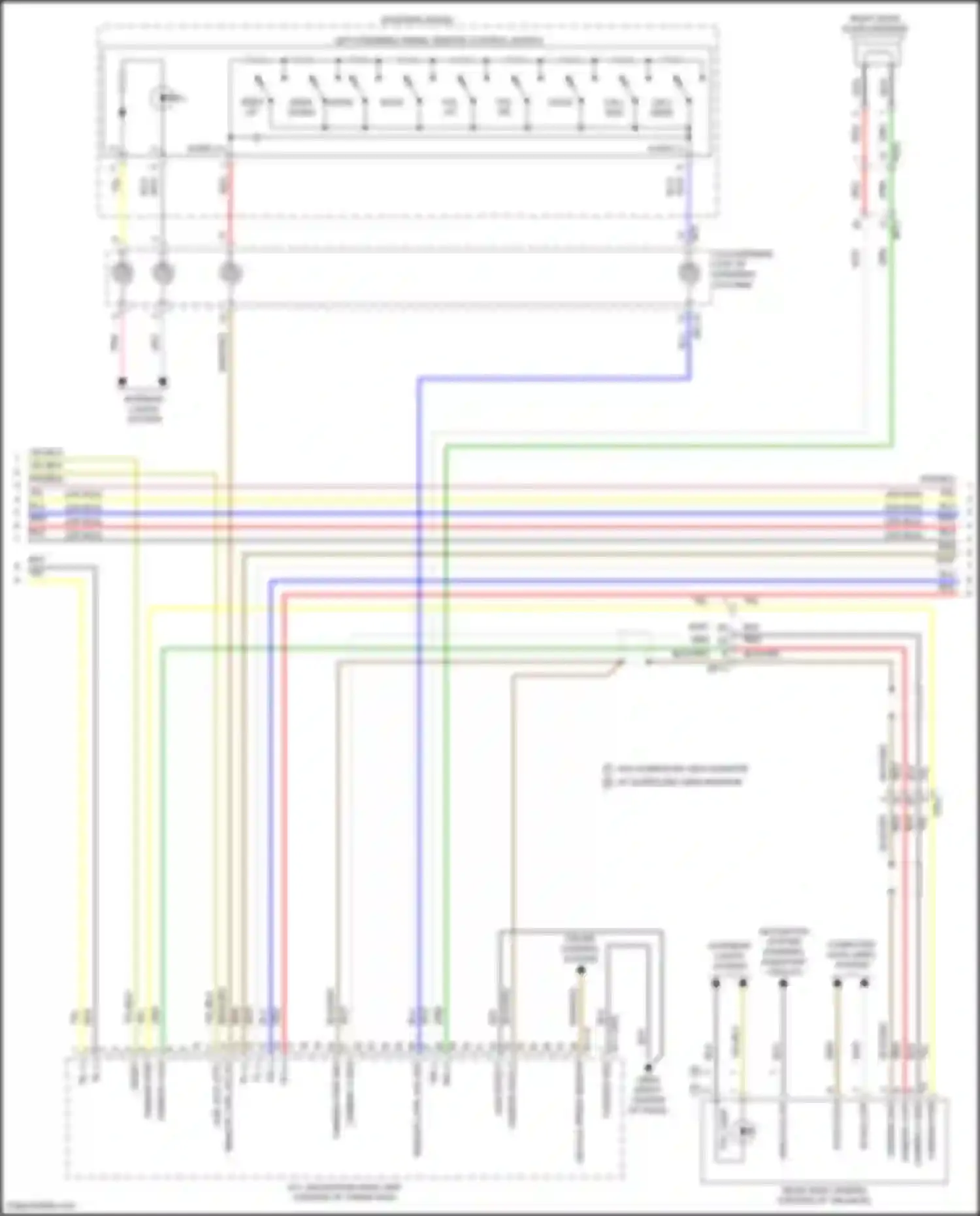 Tucson Hyundai IV (2020-2024): Navigation circuit, hybrid w/o amplifier (3 of 4)