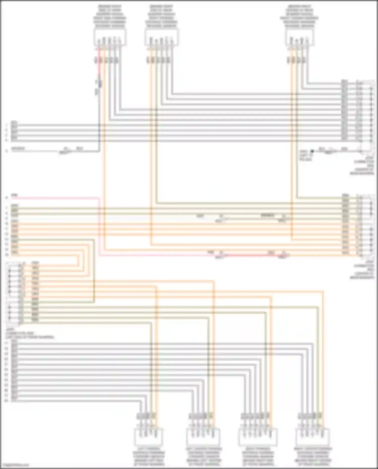 Tucson Hyundai IV (2020-2024): Parking distance warning circuit, hybrid w/ rspa (3 of 3)