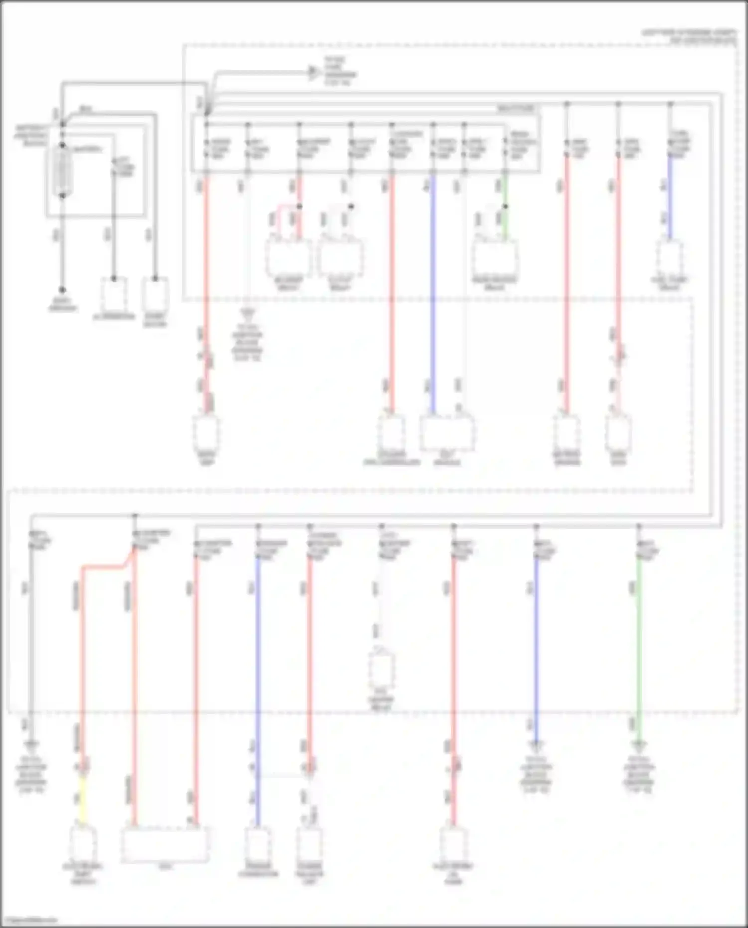 Tucson Hyundai IV (2020-2024): 2.5l, power distribution circuit, nx4 (1 of 10)