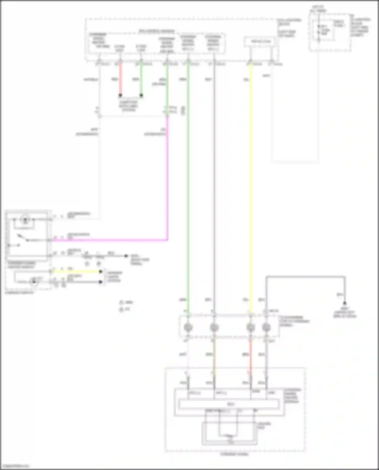 Tucson Hyundai IV (2020-2024): Heated steering wheel circuit, except hybrid nx4