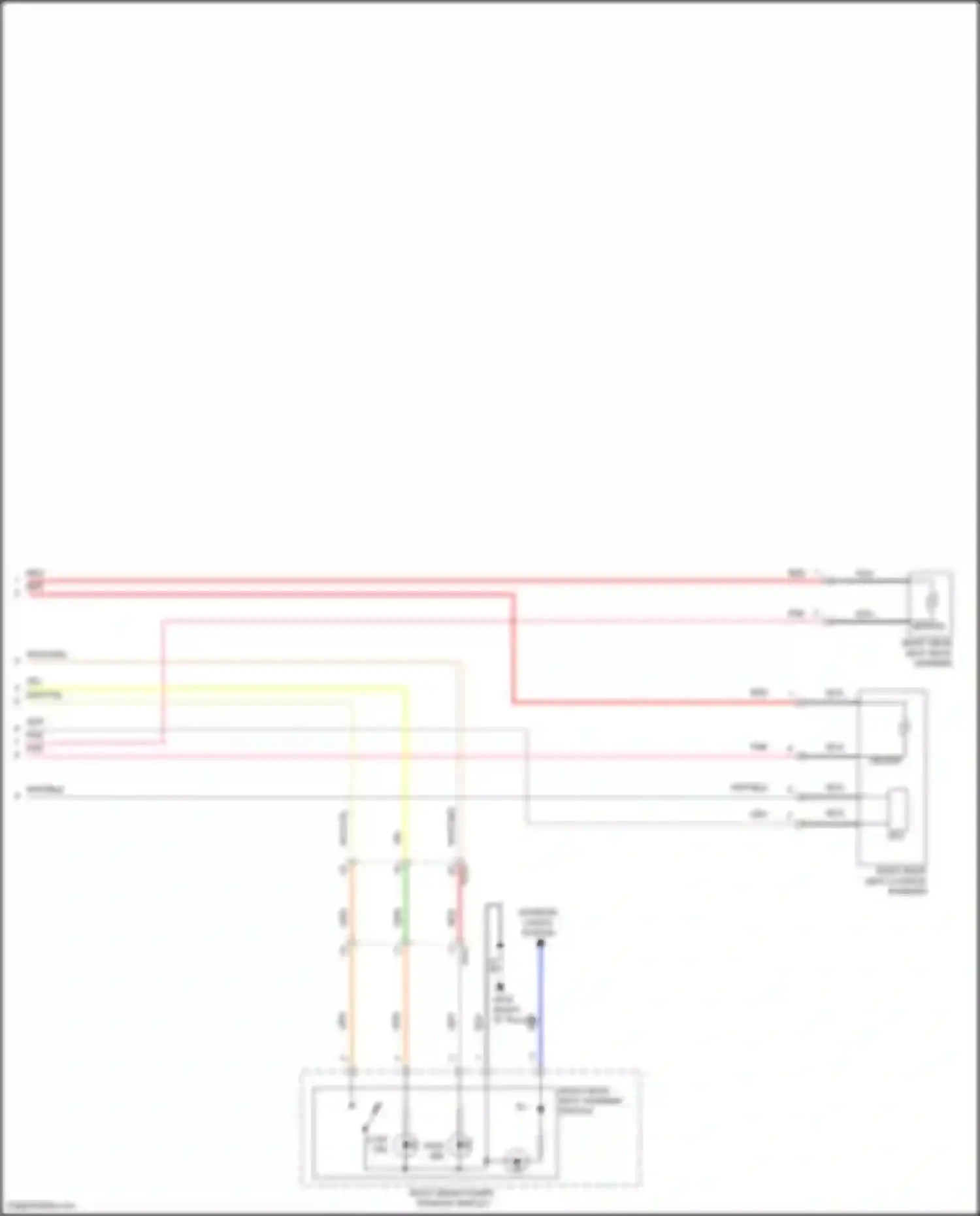 Tucson Hyundai IV (2020-2024): Rear heated seats circuit, nx4a (2 of 2)
