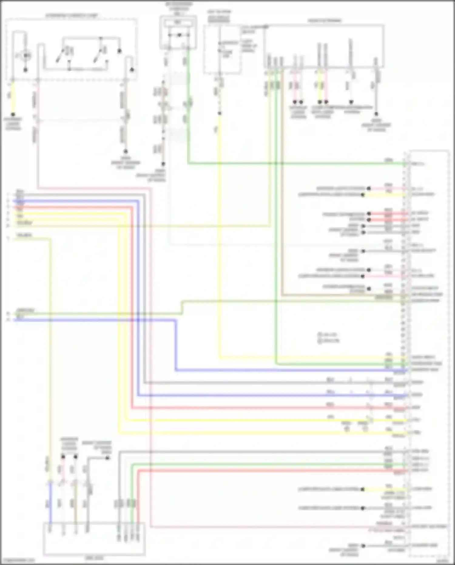 Tucson Hyundai IV (2020-2024): Radio circuit, except hybrid nx4 w/o navigation & amplifier (3 of 3)