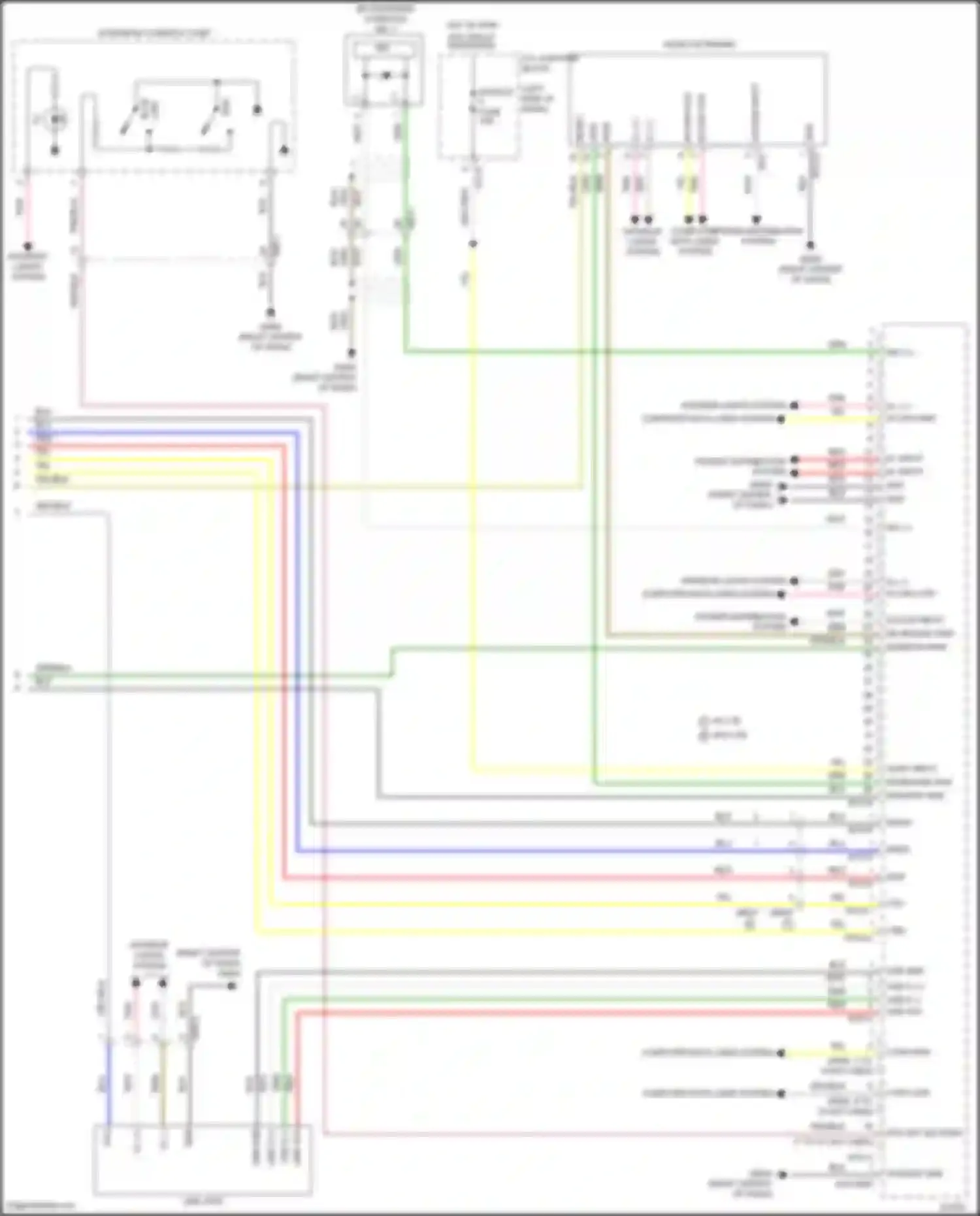 Tucson Hyundai IV (2020-2024): Radio circuit, except hybrid nx4a w/o navigation & amplifier (3 of 3)