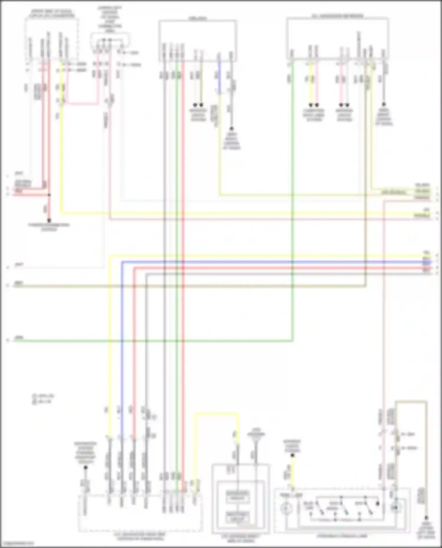 Tucson Hyundai IV (2020-2024): Radio circuit, except hybrid w/ navigation & amplifier (2 of 5)