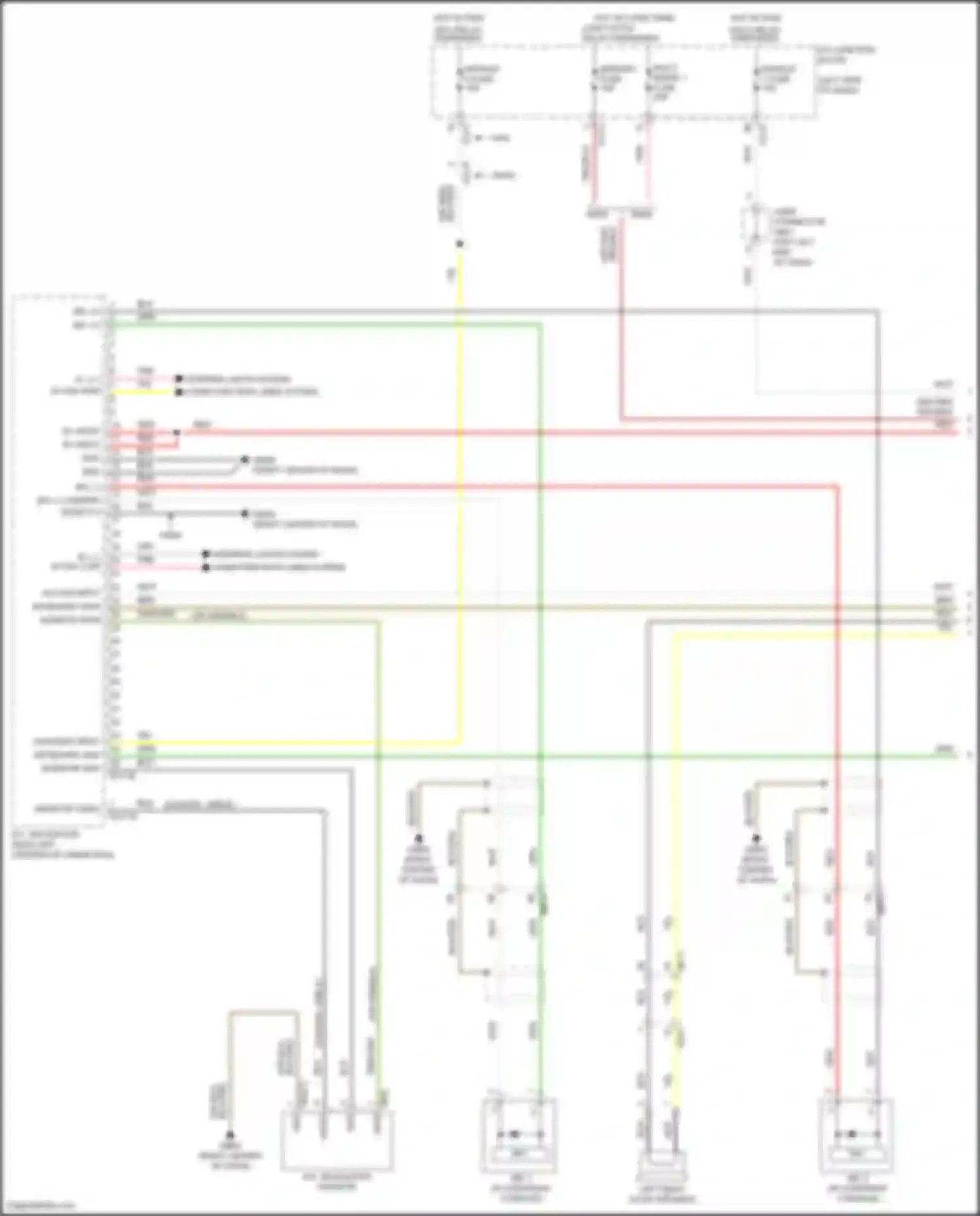 Tucson Hyundai IV (2020-2024): Radio circuit, except hybrid w/ navigation w/o amplifier (1 of 4)