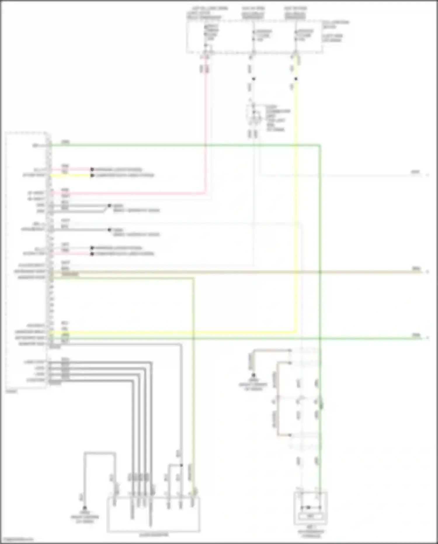 Tucson Hyundai IV (2020-2024): Radio circuit, hybrid w/o navigation w/ amplifier (1 of 5)