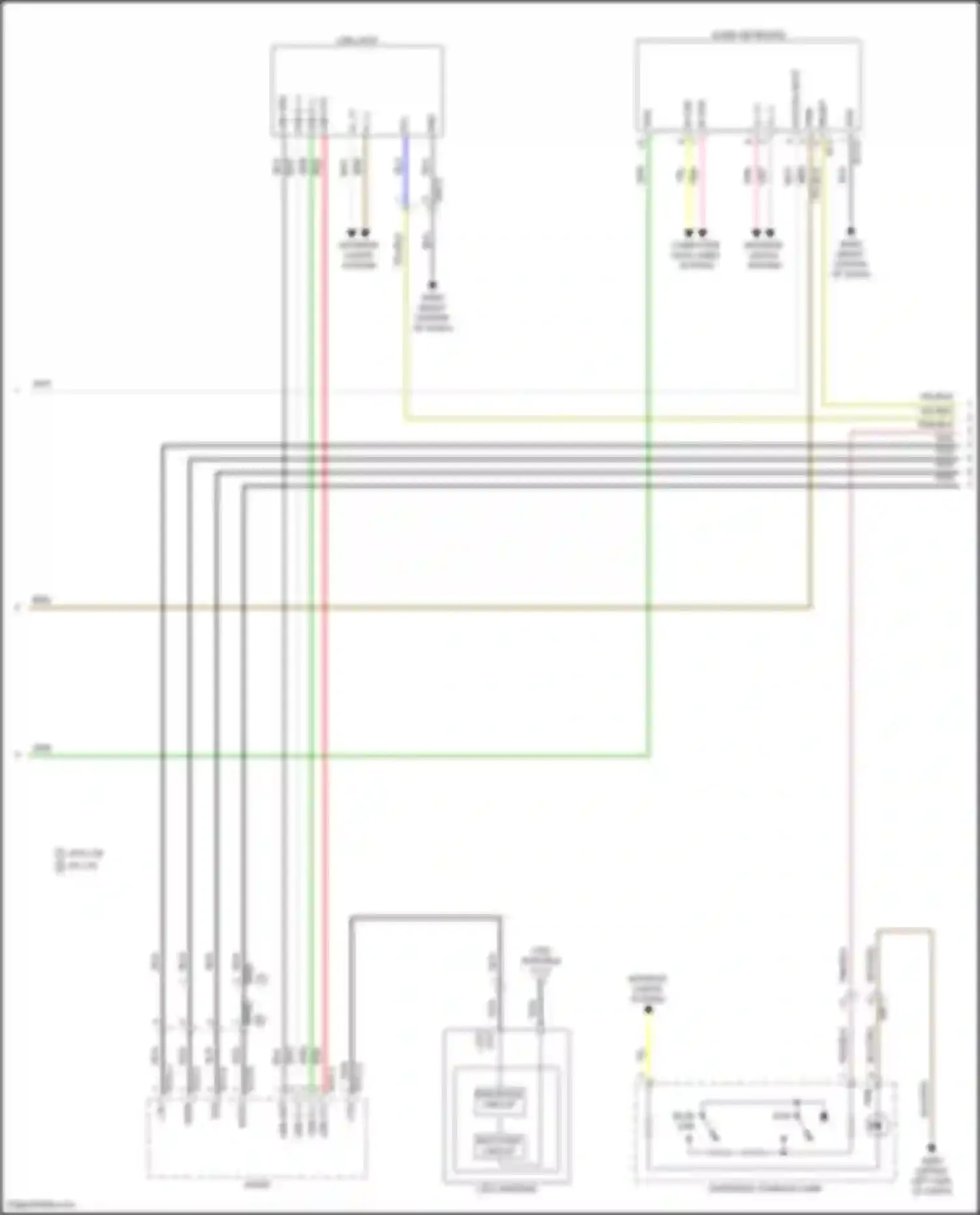 Tucson Hyundai IV (2020-2024): Radio circuit, hybrid w/o navigation w/ amplifier (2 of 5)