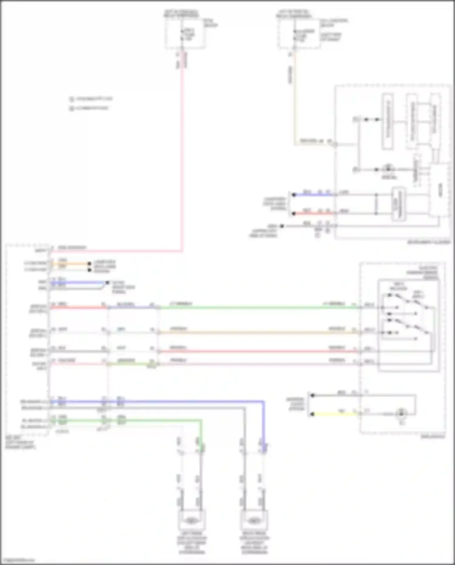Tucson Hyundai IV (2020-2024): Electric parking brake circuit, hybrid
