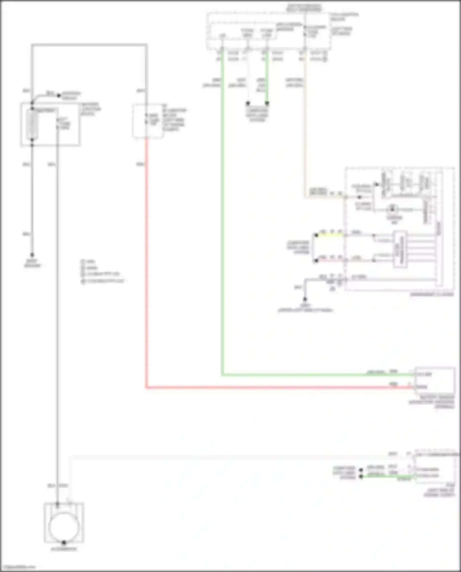 Tucson Hyundai IV (2020-2024): Charging circuit
