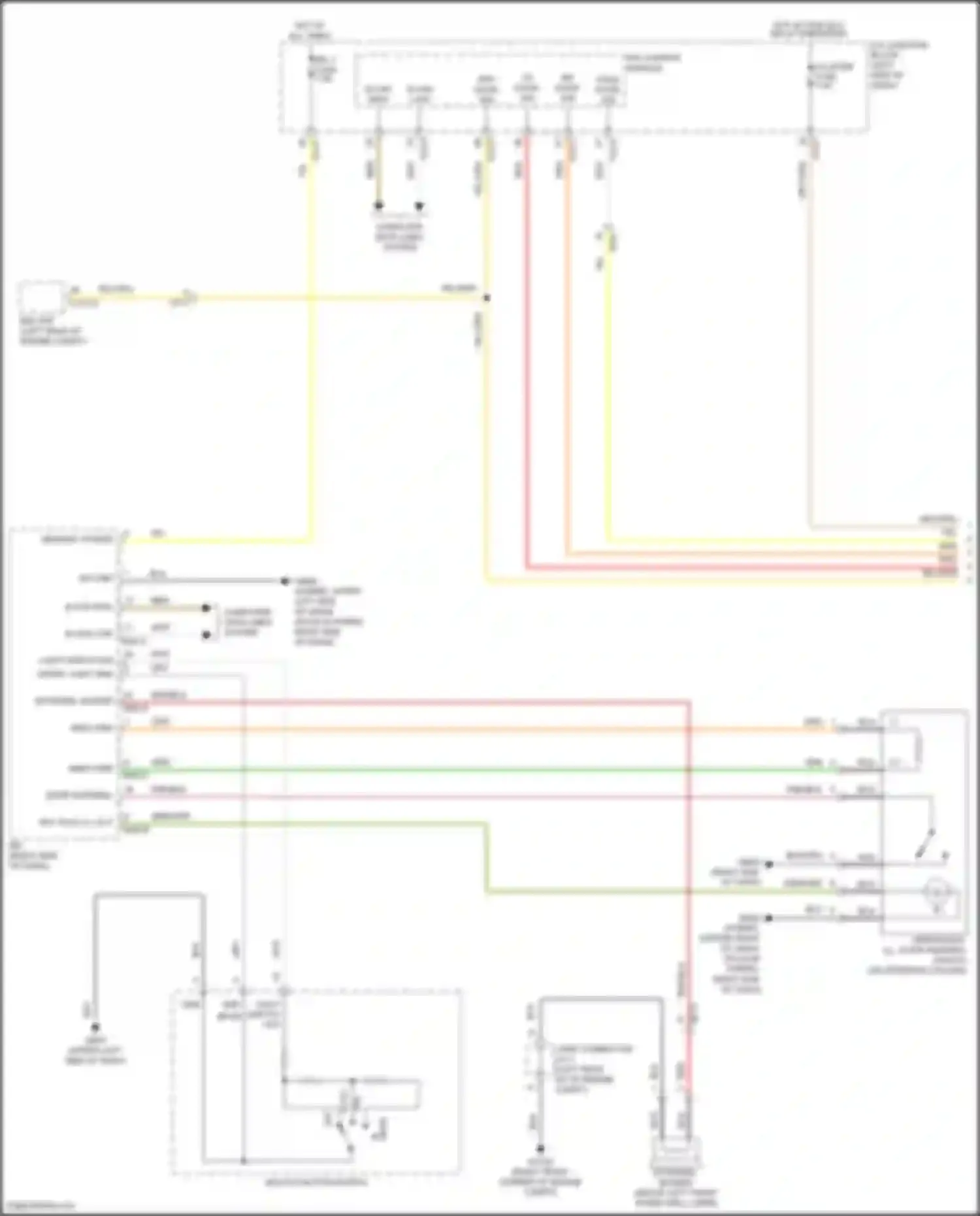 Tucson Hyundai IV (2020-2024): Chime circuit, hybrid (1 of 2)
