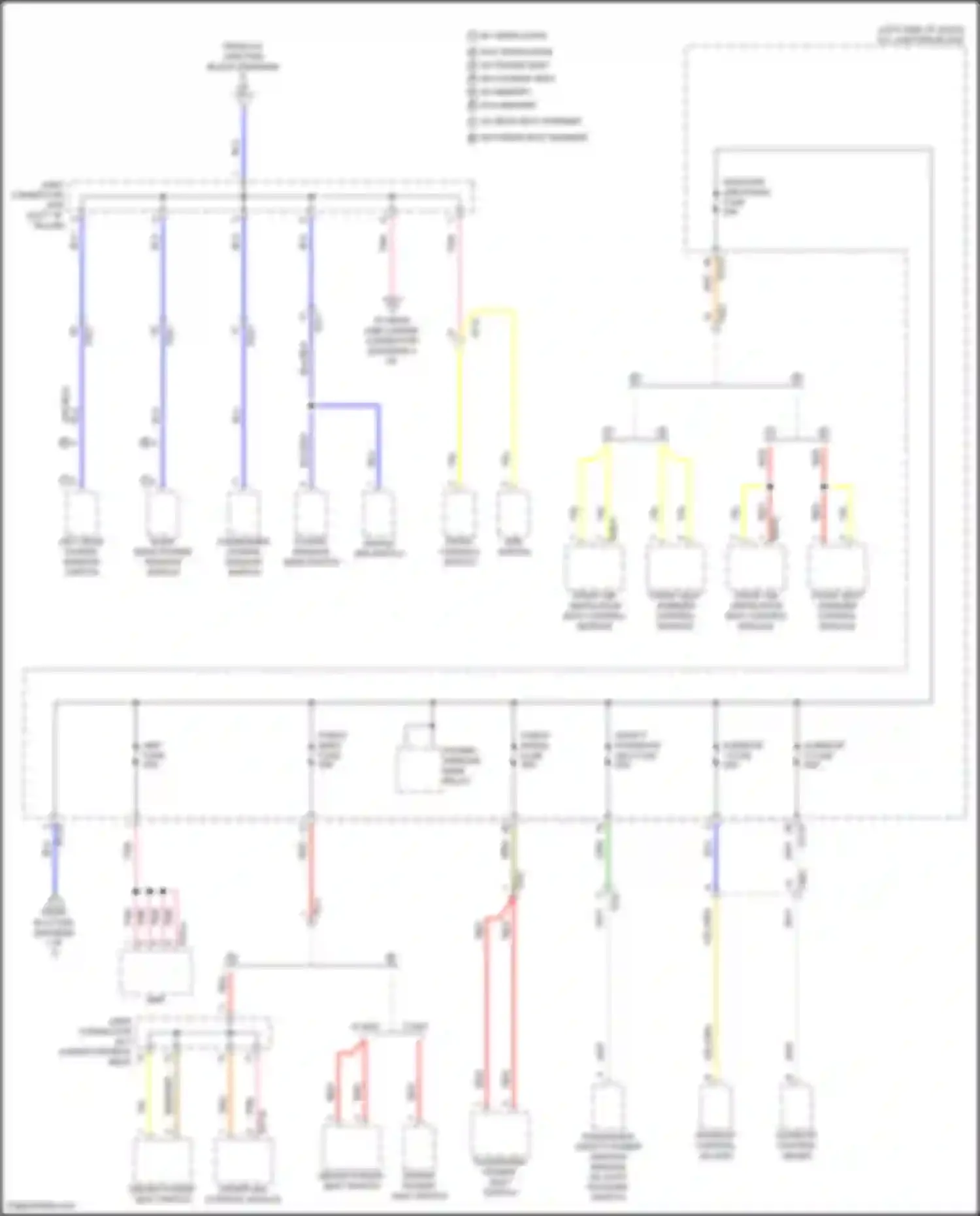 Wiring diagram 10-way for Hyundai Tucson IV (2020-2024) (3 of 6)