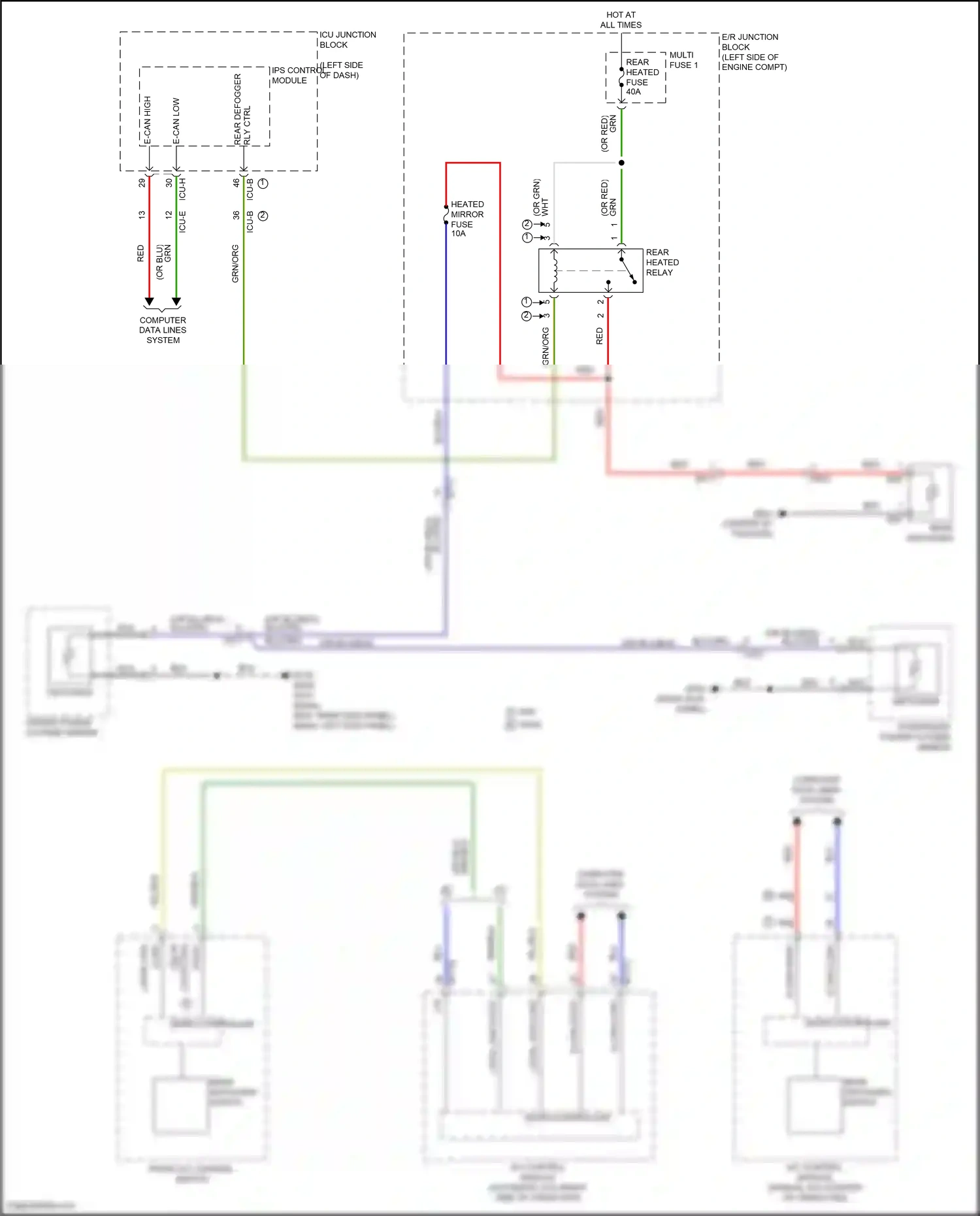 Hyundai Tucson IV (2020-2024) a/c control module wiring diagram  (18 of 33)