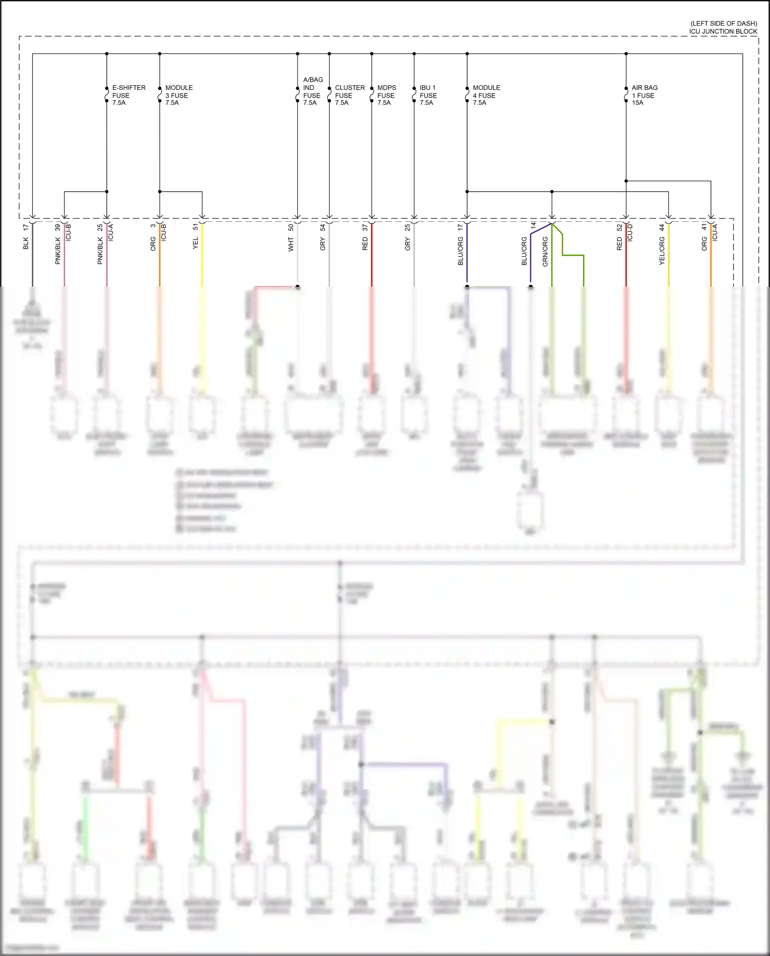 Hyundai Tucson IV (2020-2024) a/c control module wiring diagram  (28 of 33)