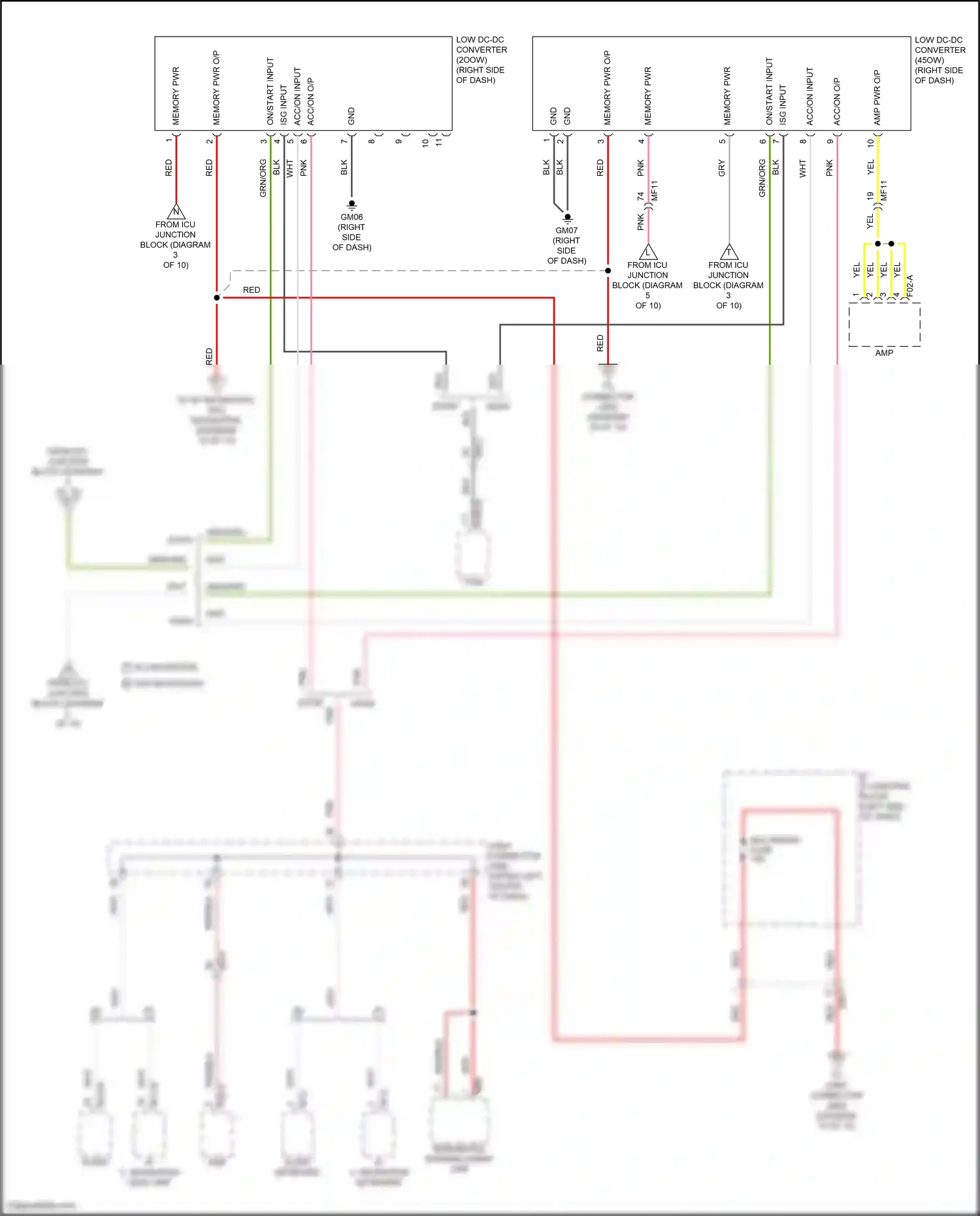 Hyundai Tucson IV (2020-2024) acc/on input wiring diagram  (41 of 41)