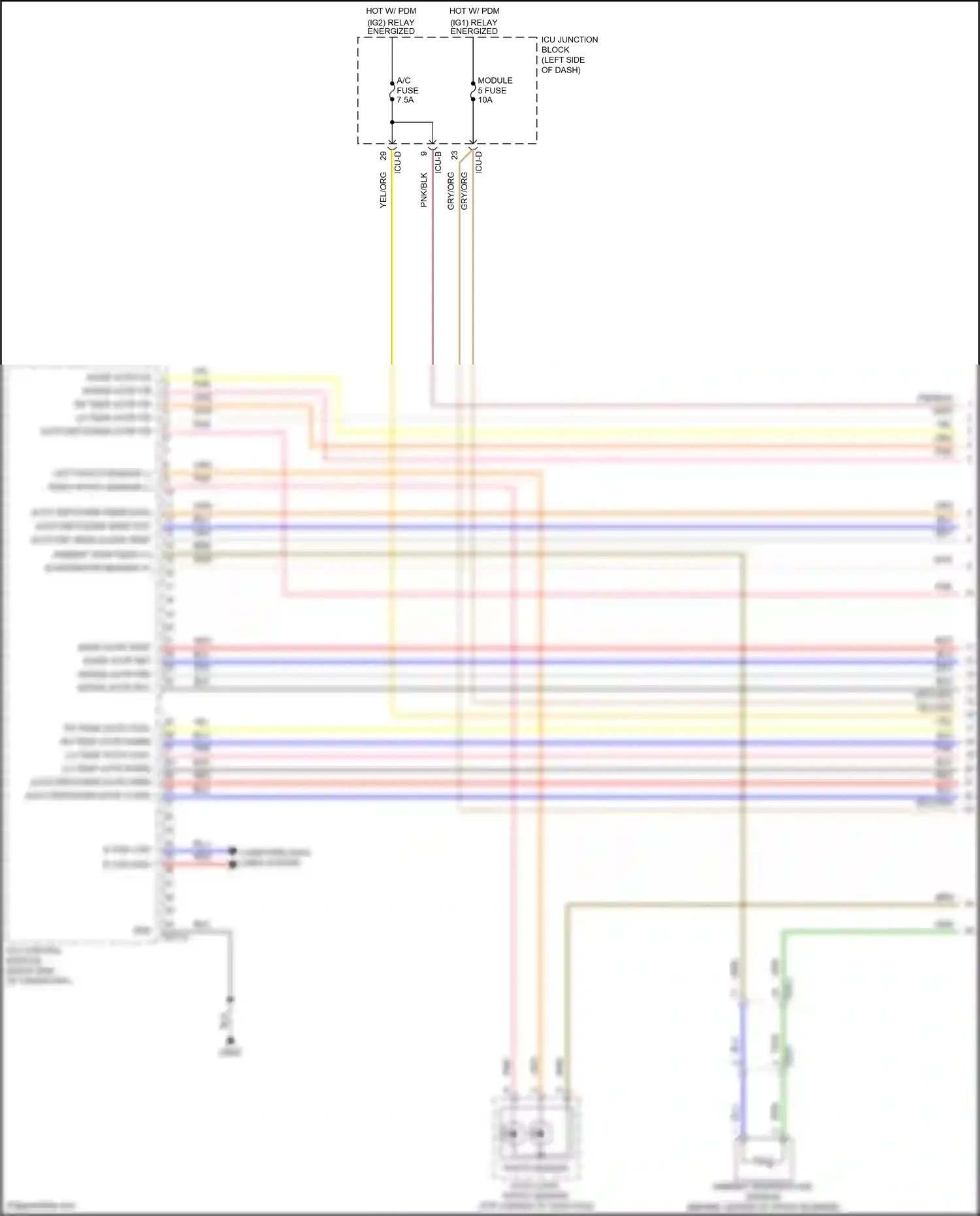 Hyundai Tucson IV (2020-2024) ambient temperature sensor wiring diagram  (3 of 6)