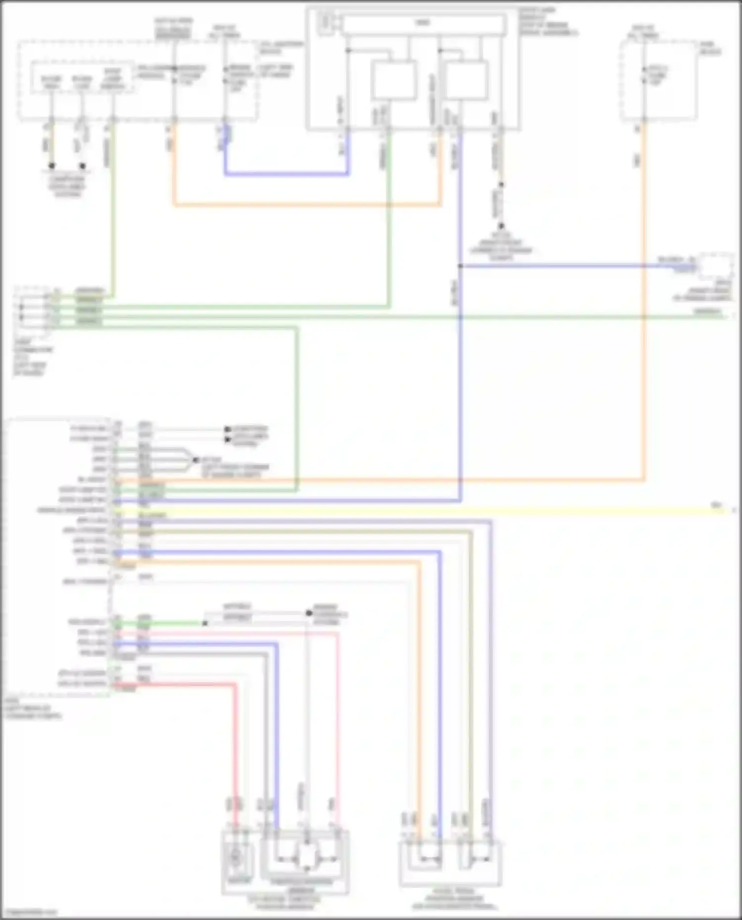 Wiring diagram aps 1 gnd for Hyundai Tucson IV (2020-2024) (2 of 5)