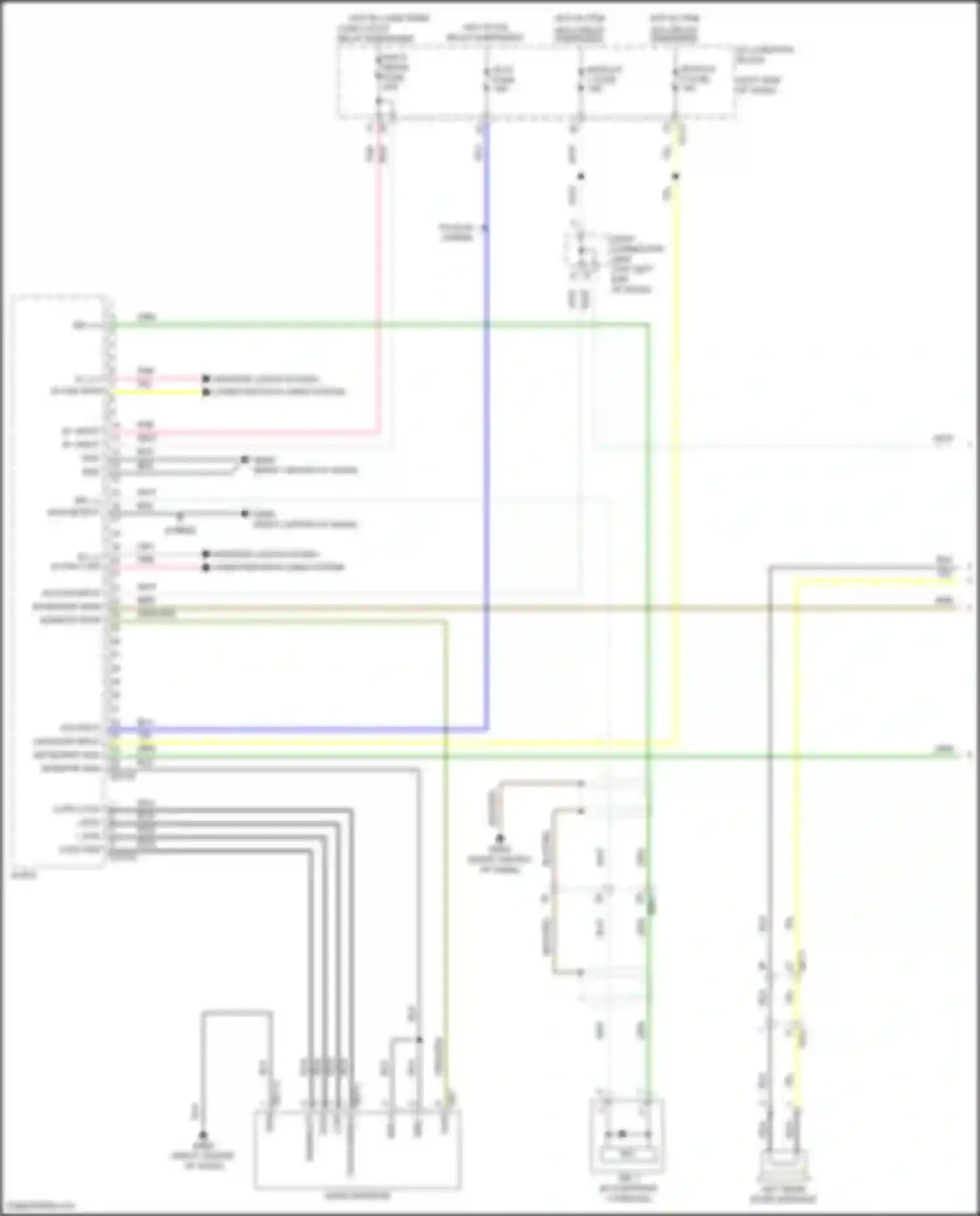 Wiring diagram audio monitor for Hyundai Tucson IV (2020-2024) (9 of 10)
