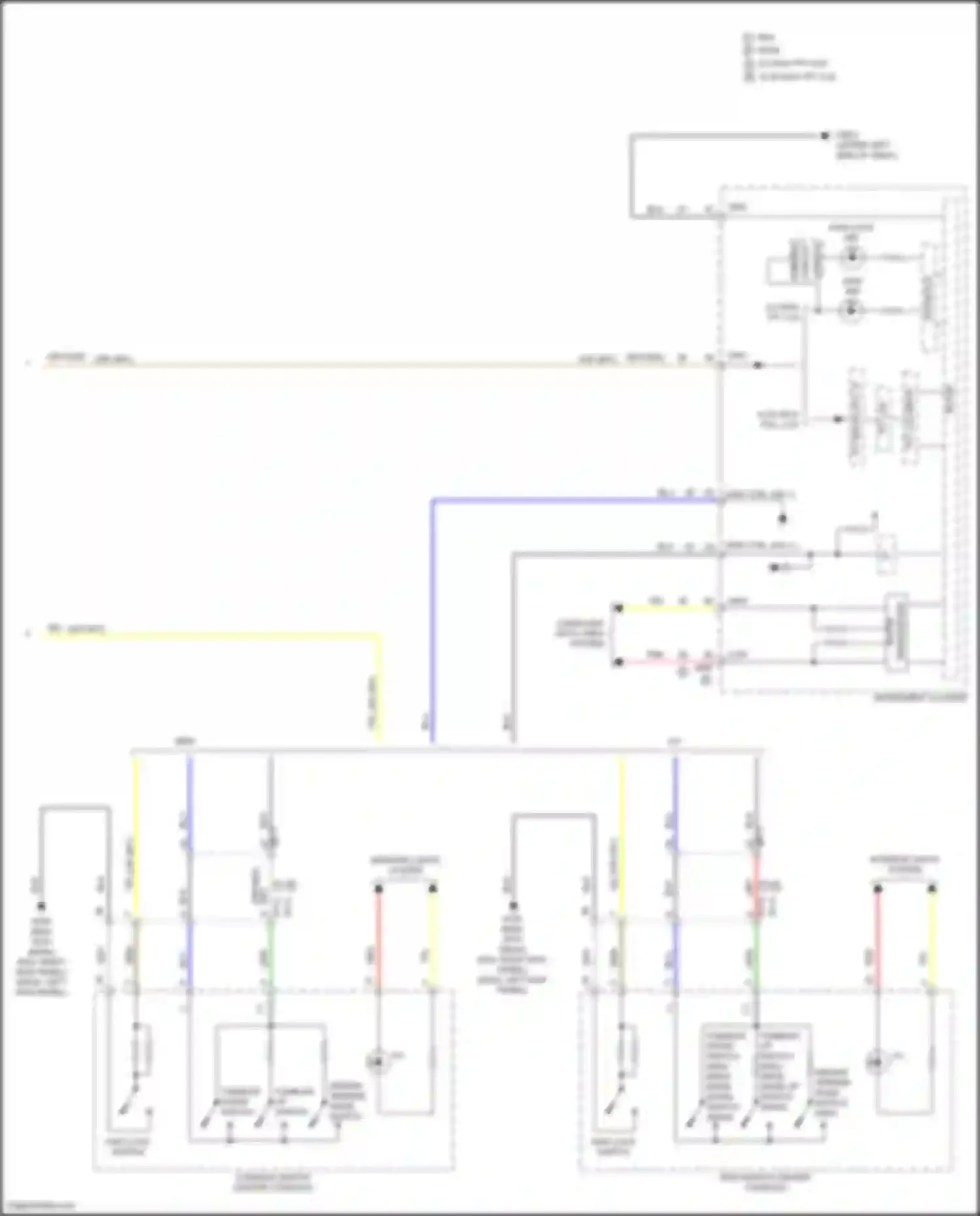 Wiring diagram awd lock switch for Hyundai Tucson IV (2020-2024) (2 of 3)