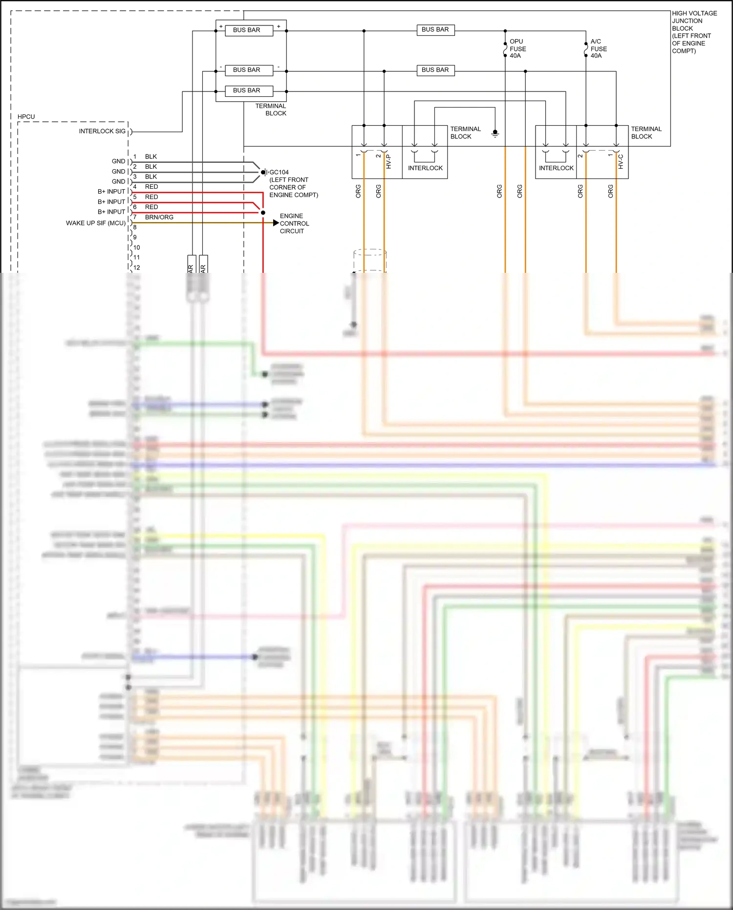 Hyundai Tucson IV (2020-2024) b+ input wiring diagram  (74 of 86)