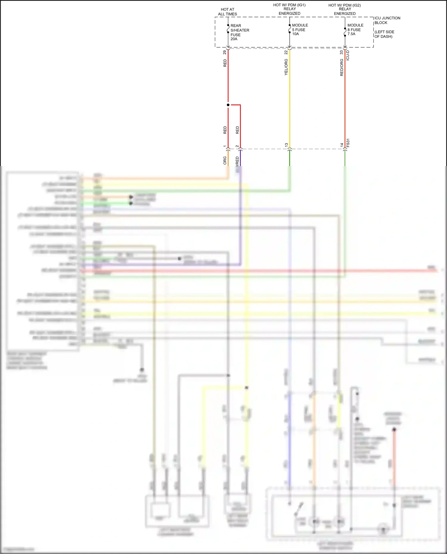 Hyundai Tucson IV (2020-2024) b+ input wiring diagram  (50 of 86)