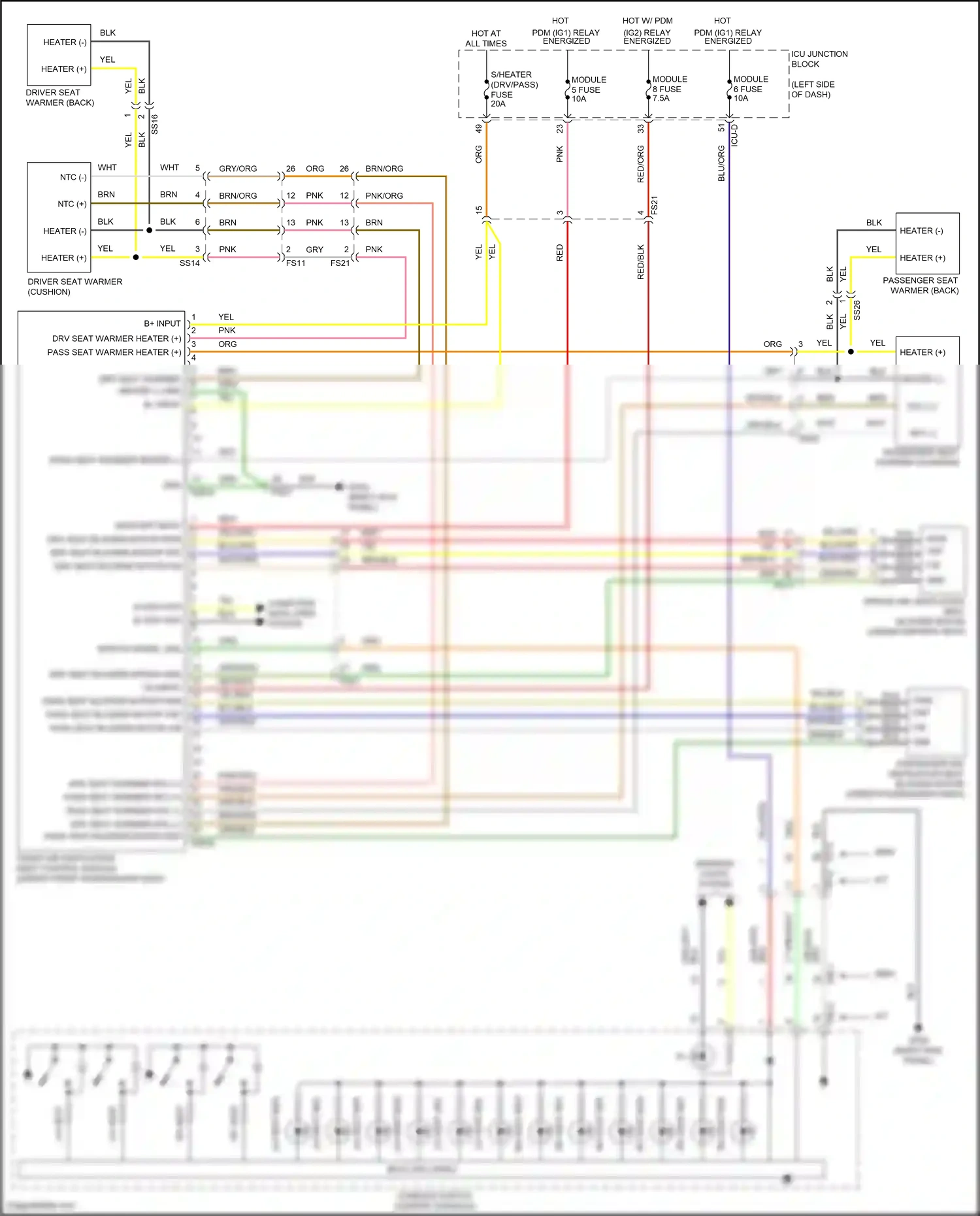 Hyundai Tucson IV (2020-2024) b+ input wiring diagram  (60 of 86)