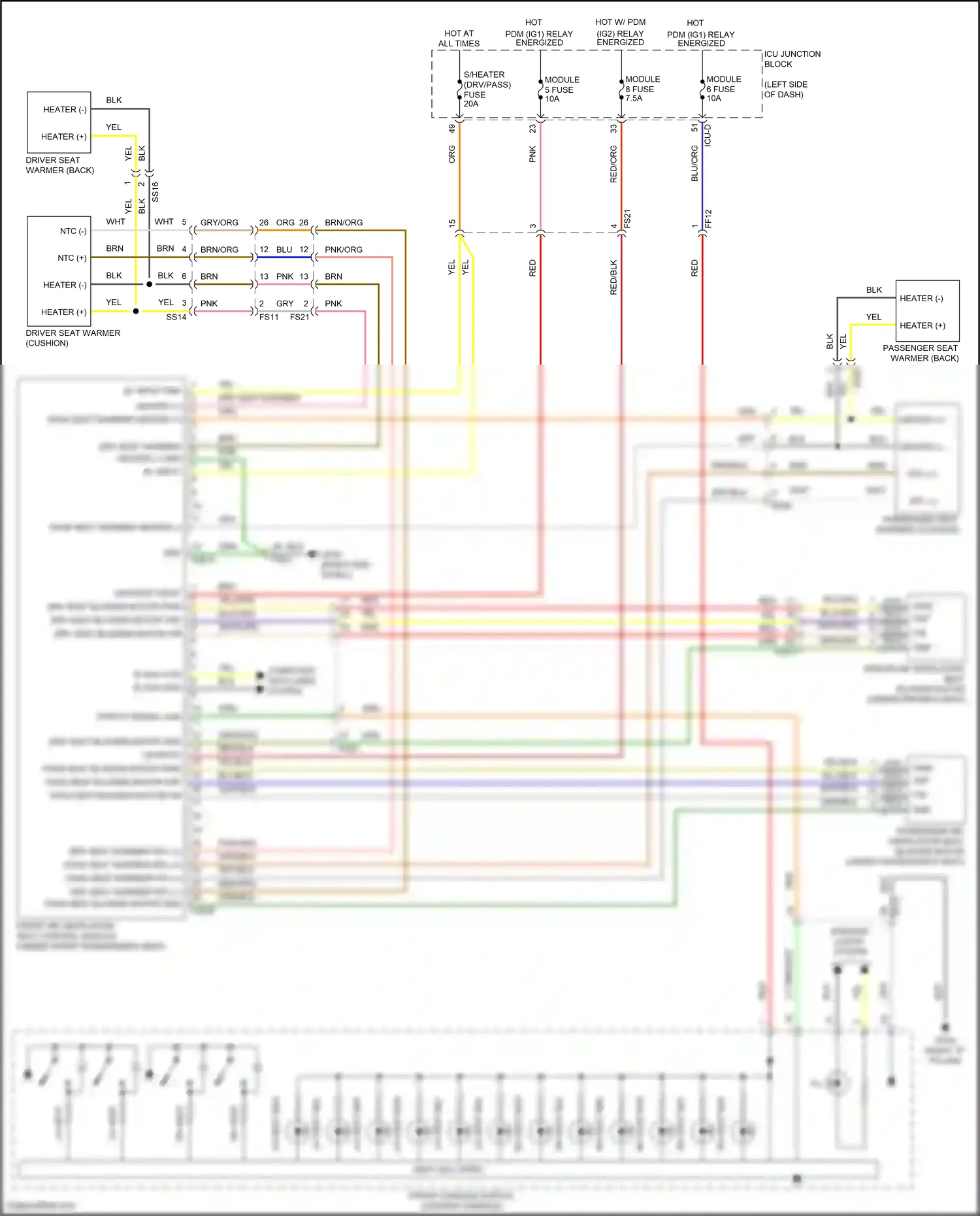 Hyundai Tucson IV (2020-2024) b+ input wiring diagram  (68 of 86)