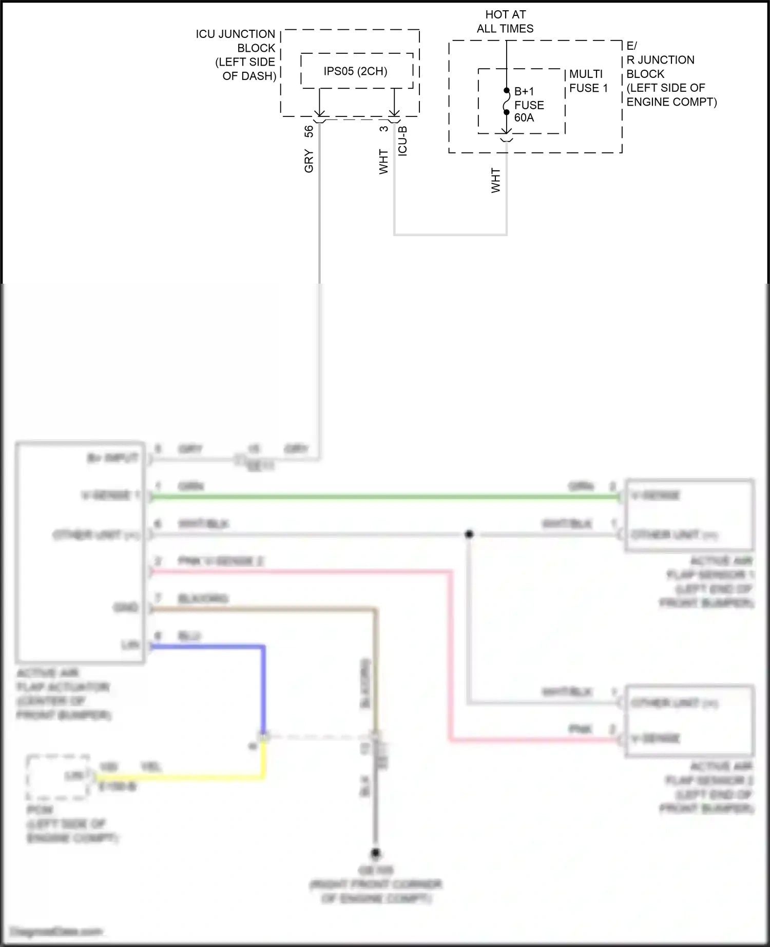 Hyundai Tucson IV (2020-2024) b+ input wiring diagram  (11 of 86)