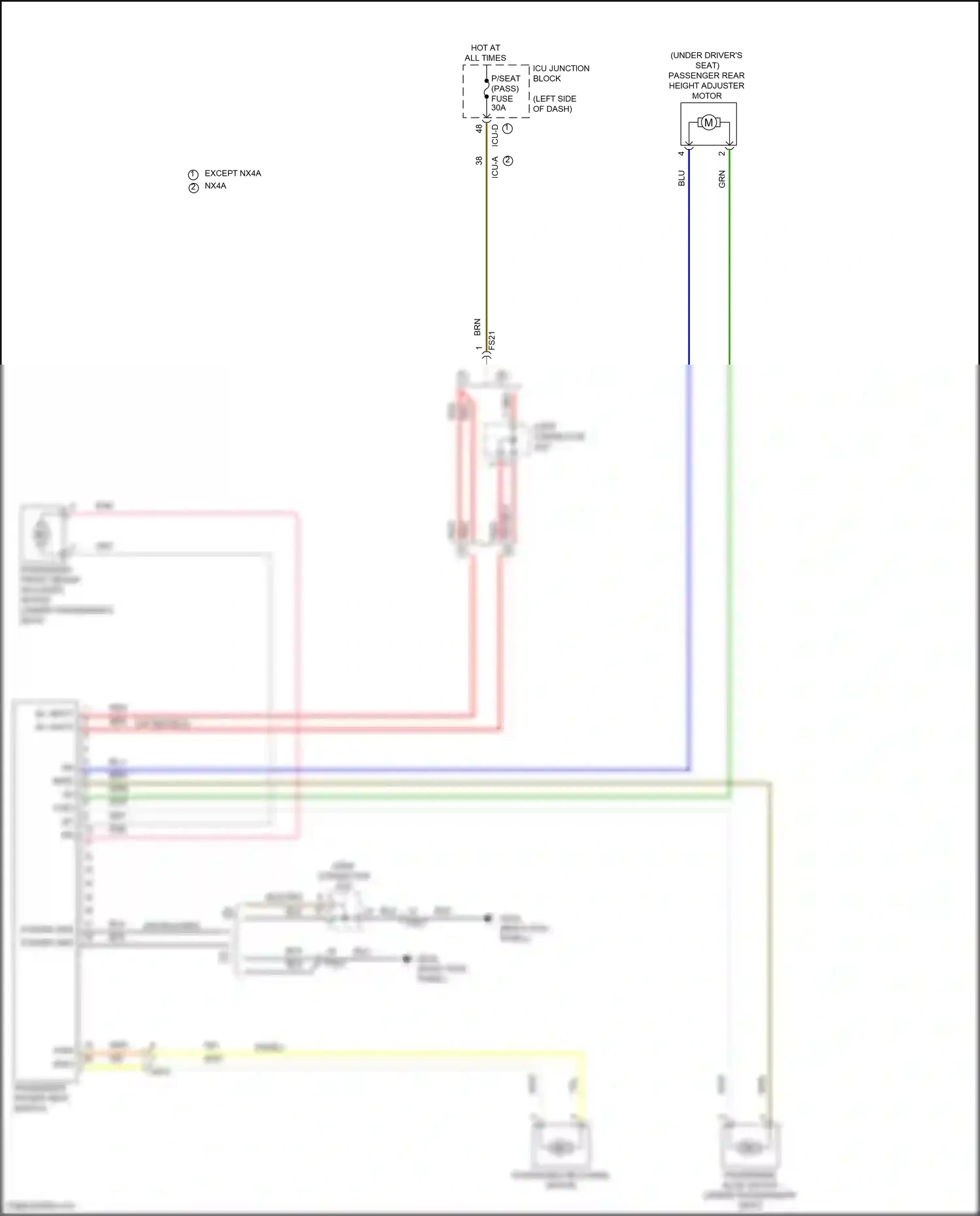 Hyundai Tucson IV (2020-2024) b+ input wiring diagram  (42 of 86)
