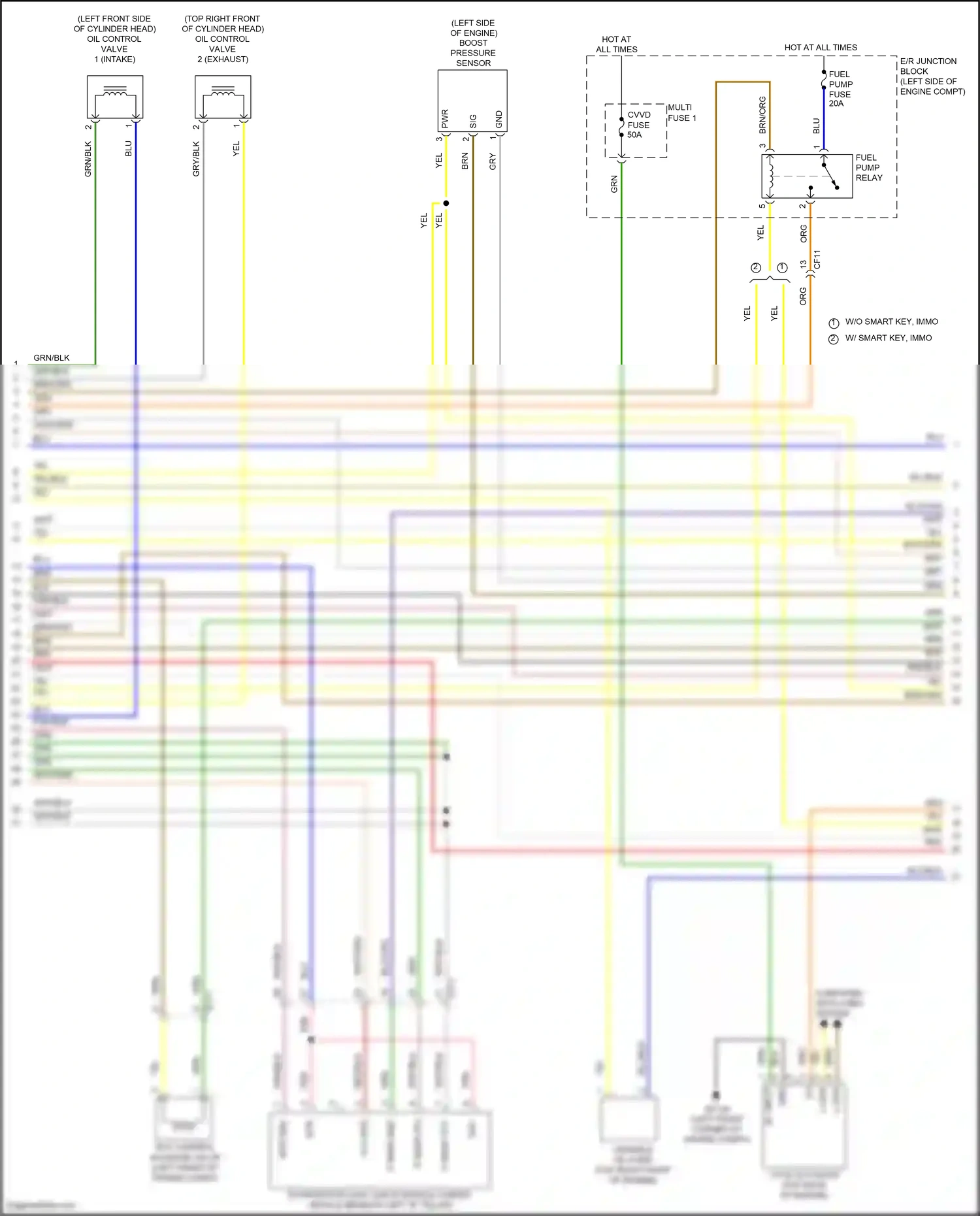 Hyundai Tucson IV (2020-2024) b+ input wiring diagram  (78 of 86)