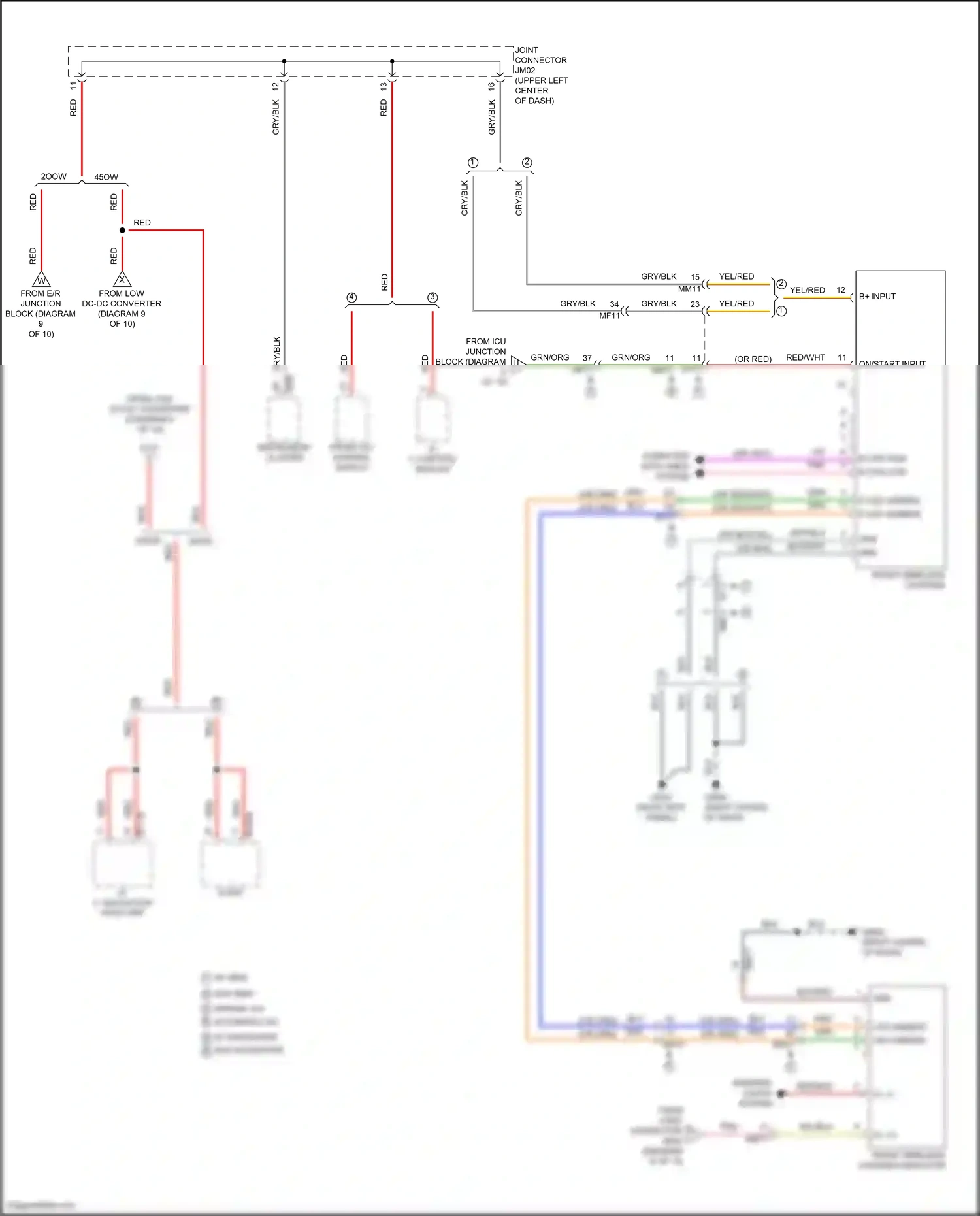 Hyundai Tucson IV (2020-2024) b+ input wiring diagram  (86 of 86)