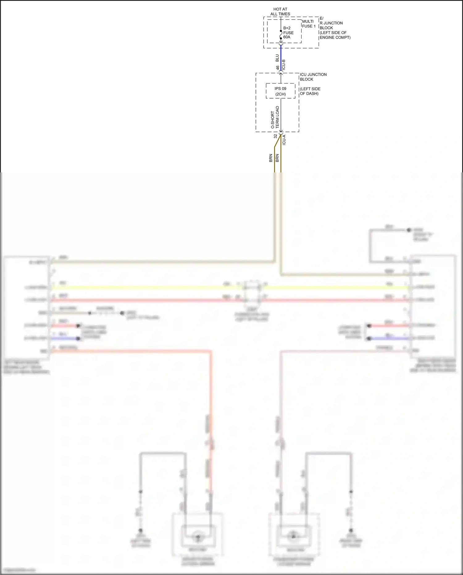 Hyundai Tucson IV (2020-2024) b+ input wiring diagram  (2 of 86)