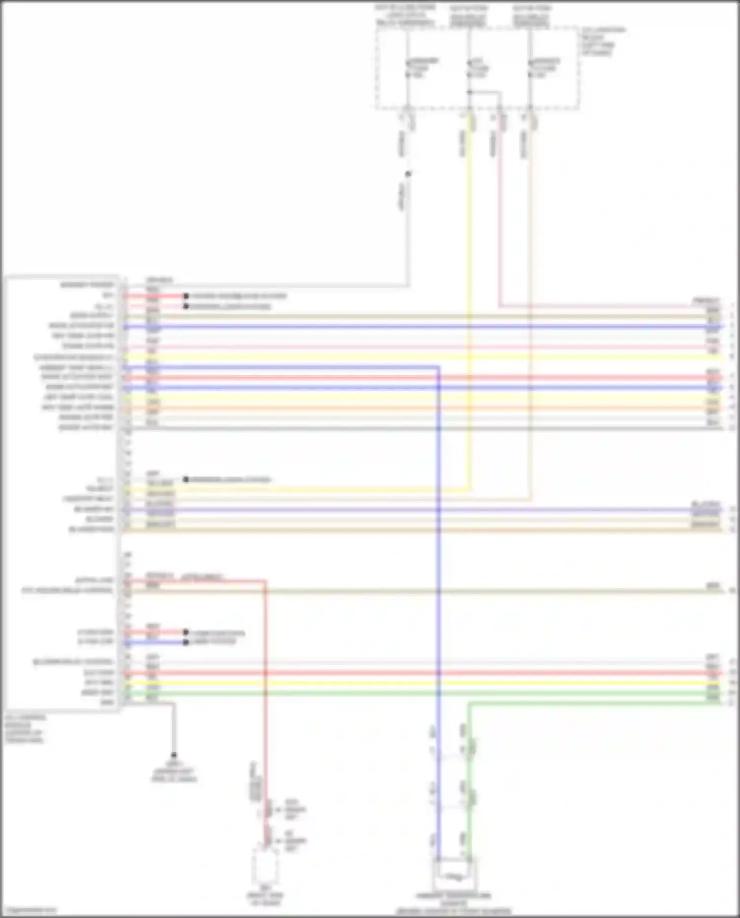 Wiring diagram blower pwm for Hyundai Tucson IV (2020-2024) (5 of 5)
