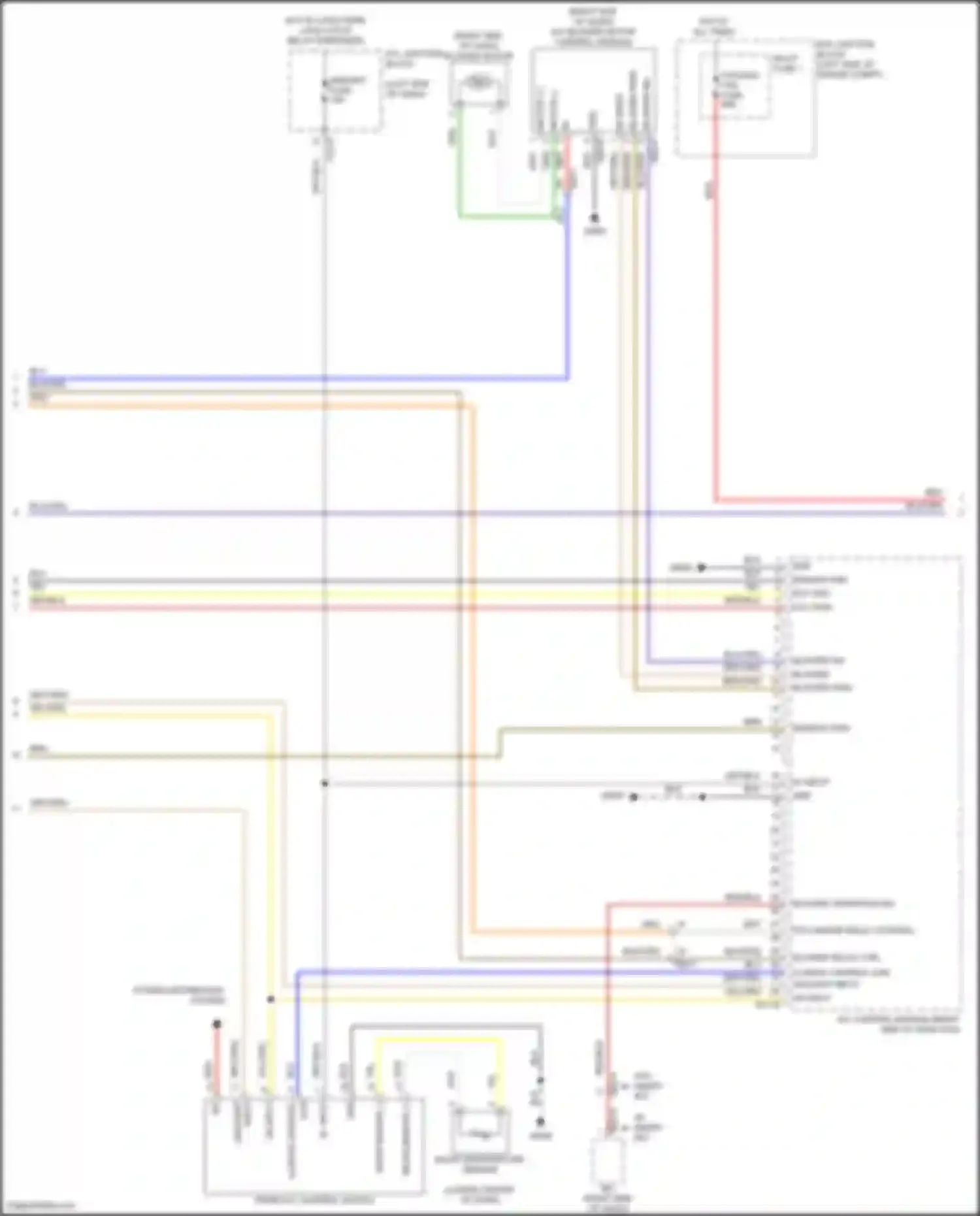 Wiring diagram blower relay ctrl for Hyundai Tucson IV (2020-2024) (1 of 2)