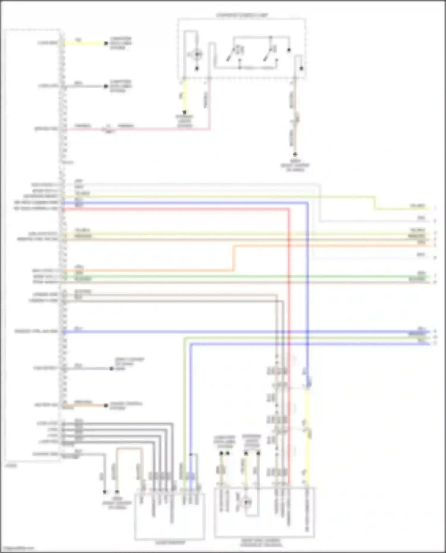 Wiring diagram cam detect for Hyundai Tucson IV (2020-2024) (5 of 12)