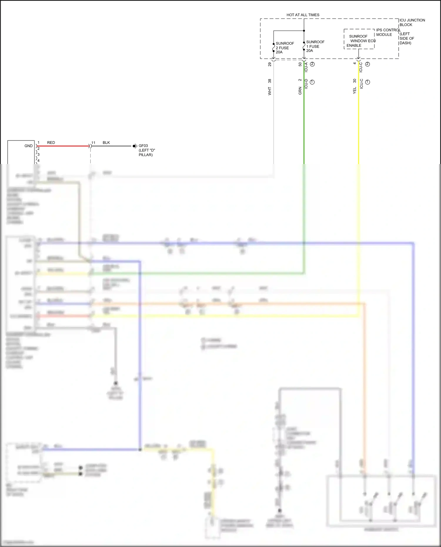 Hyundai Tucson IV (2020-2024) computer data lines system wiring diagram  (100 of 245)