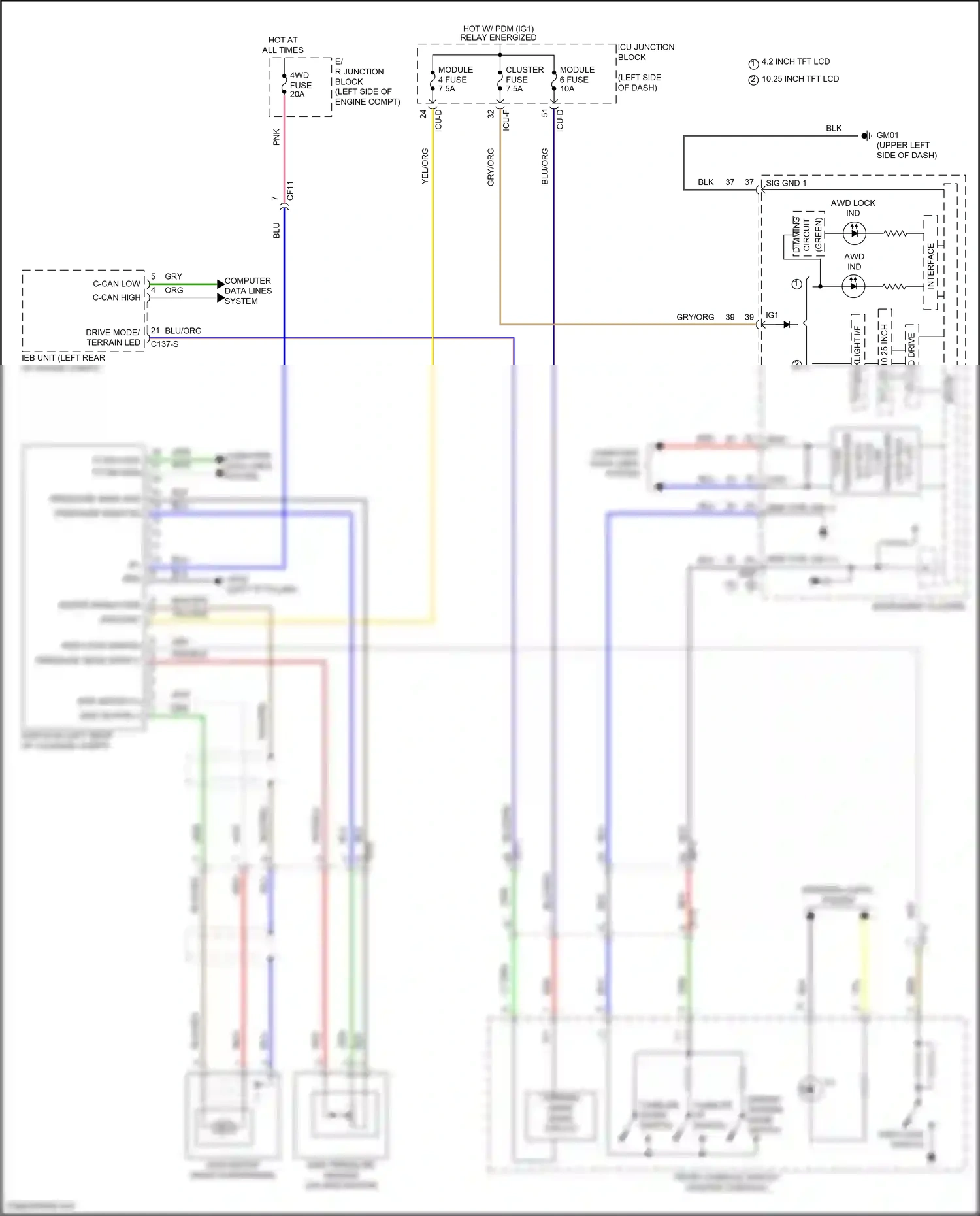 Hyundai Tucson IV (2020-2024) computer data lines system wiring diagram  (208 of 245)