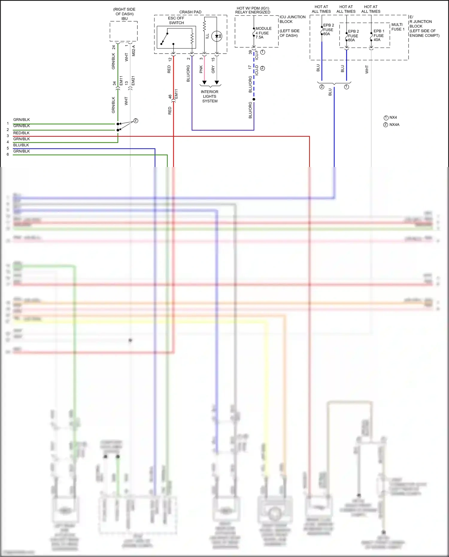 Hyundai Tucson IV (2020-2024) computer data lines system wiring diagram  (162 of 245)