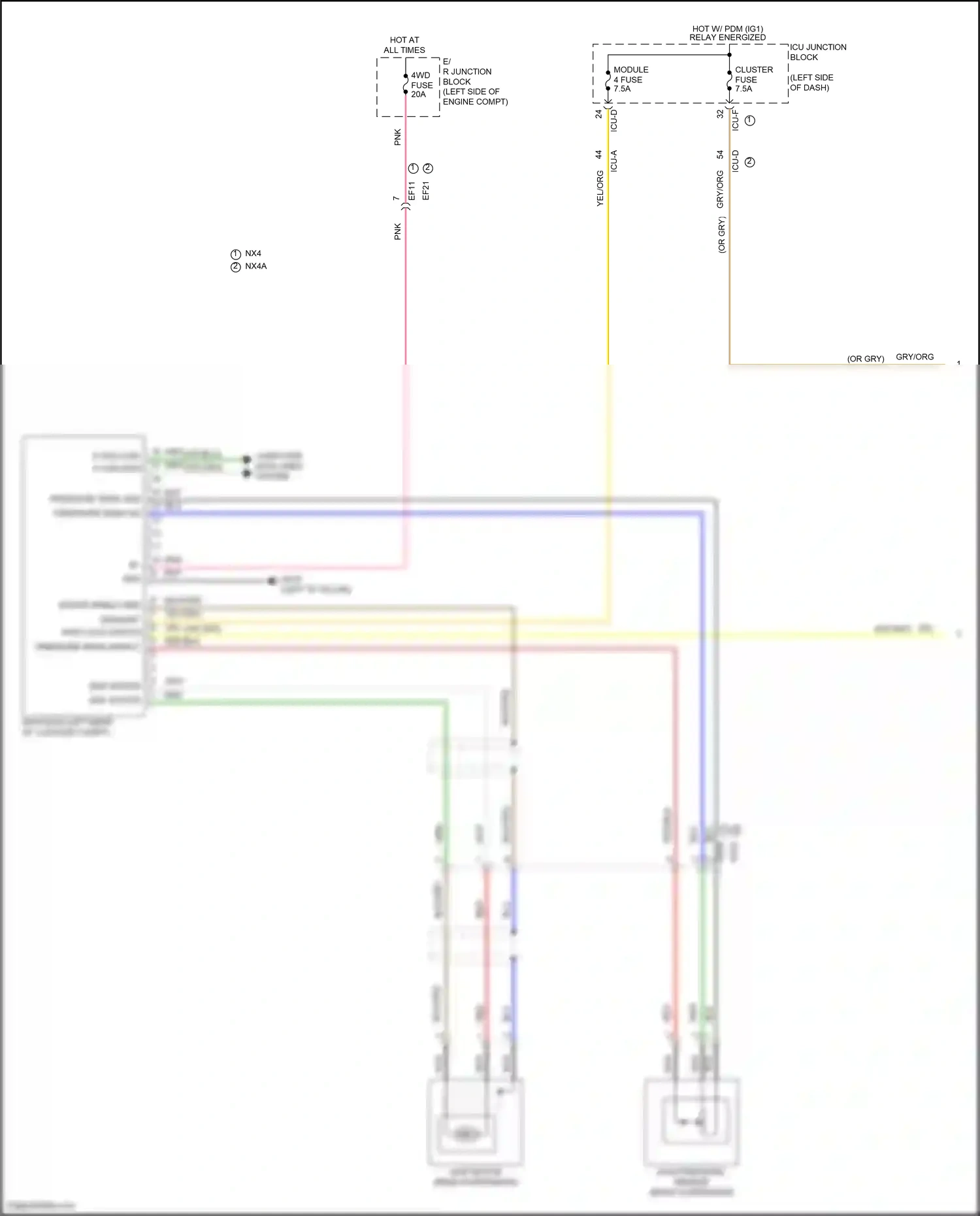 Hyundai Tucson IV (2020-2024) computer data lines system wiring diagram  (206 of 245)