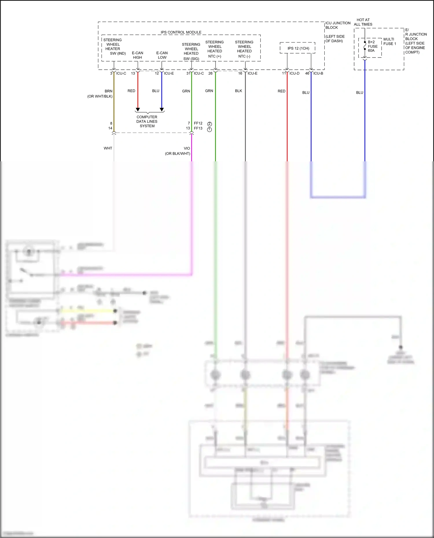 Hyundai Tucson IV (2020-2024) computer data lines system wiring diagram  (164 of 245)