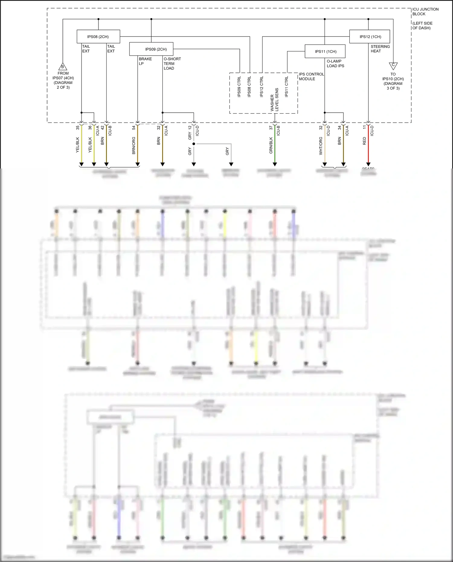 Hyundai Tucson IV (2020-2024) computer data lines system wiring diagram  (169 of 245)