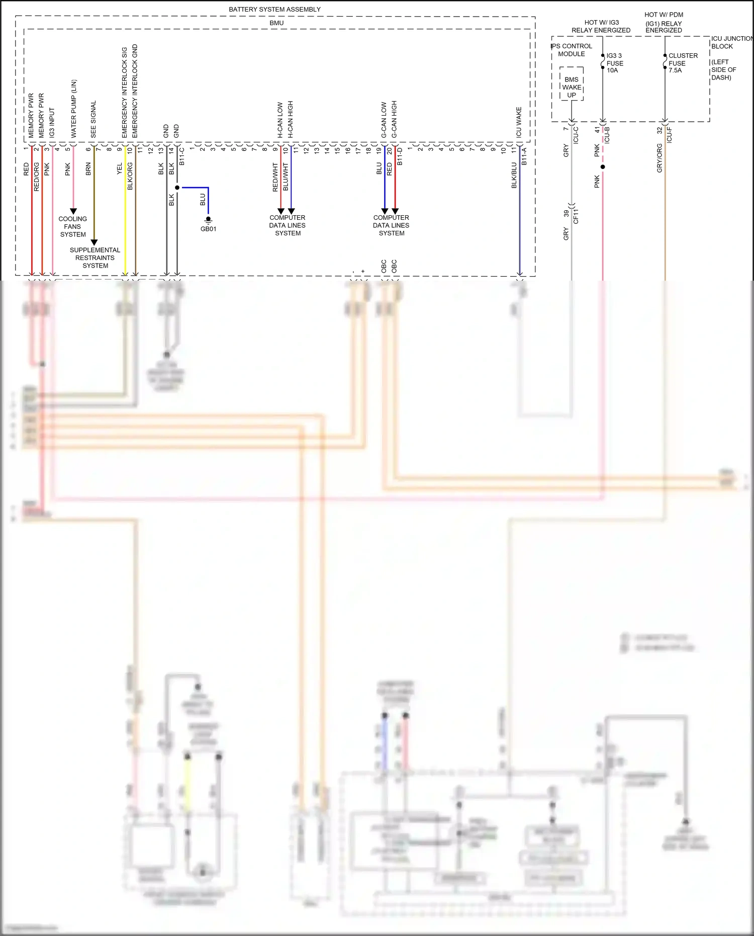 Hyundai Tucson IV (2020-2024) computer data lines system wiring diagram  (235 of 245)